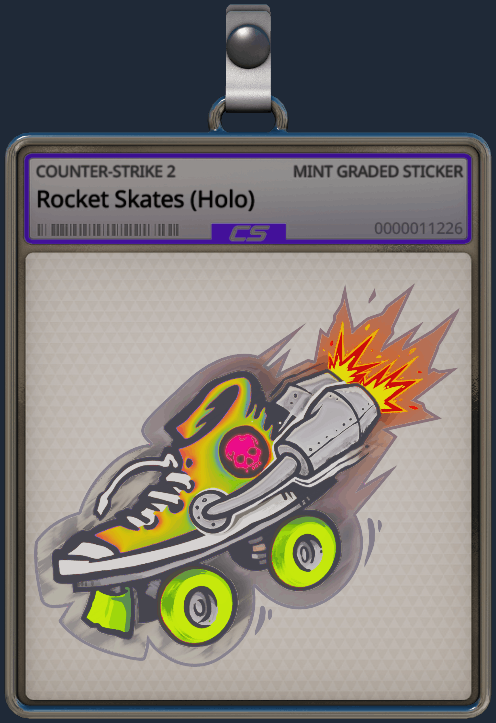 Sticker | Rocket Skates (Holo) Image