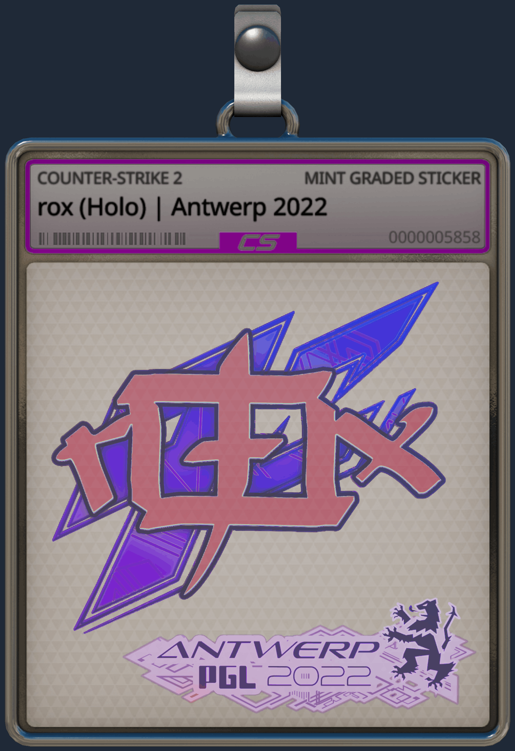Sticker | rox (Holo) | Antwerp 2022 Image