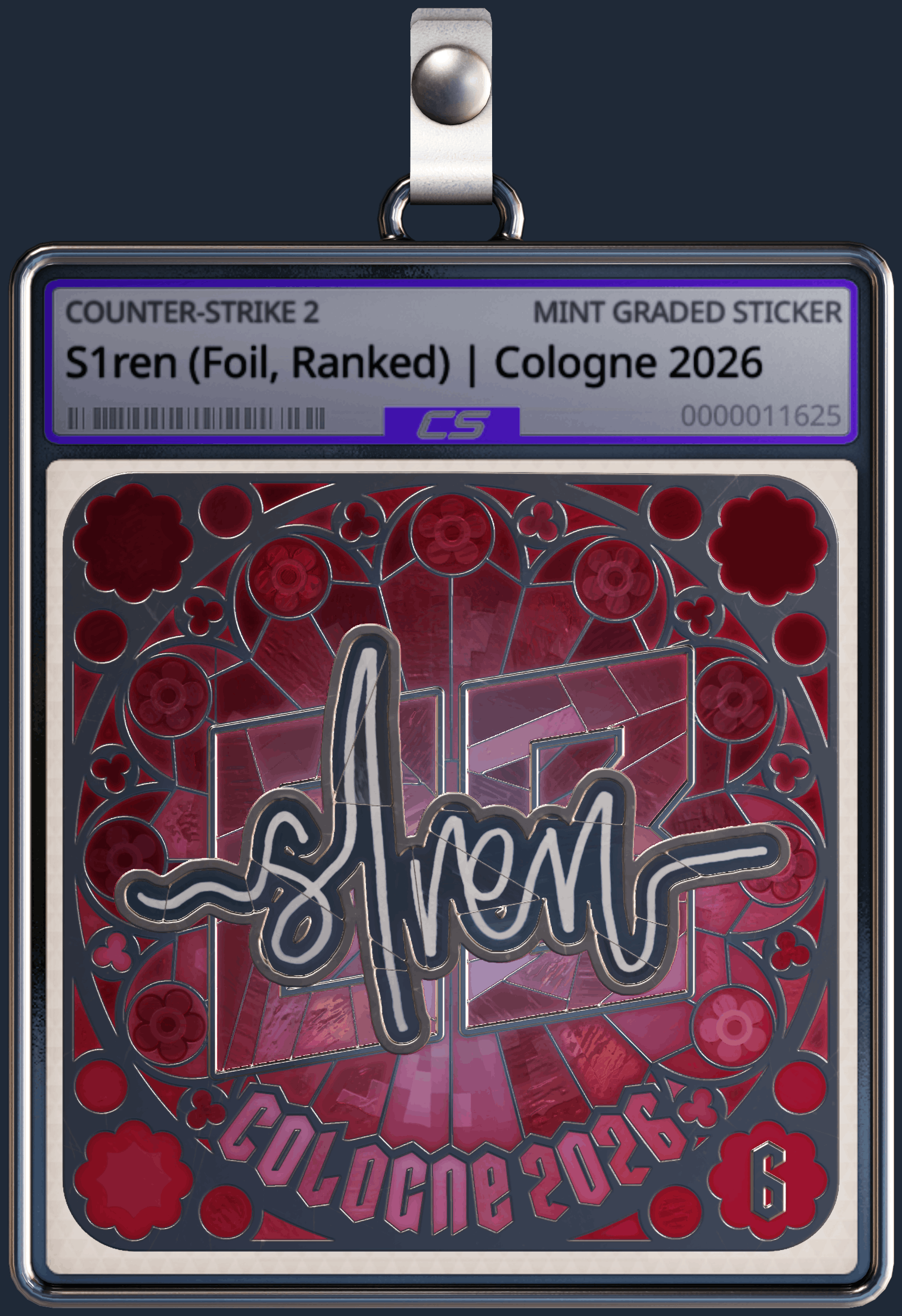 Sticker | S1ren (Foil, Ranked) | Cologne 2026 Image