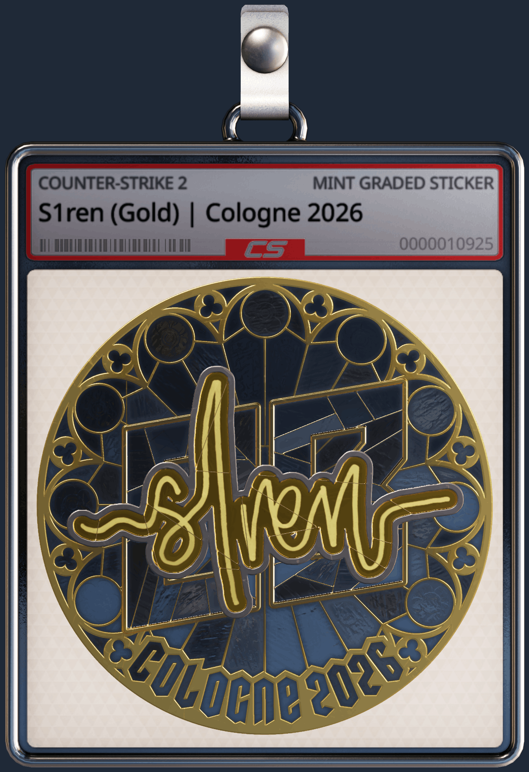 Sticker | S1ren (Gold) | Cologne 2026 Image