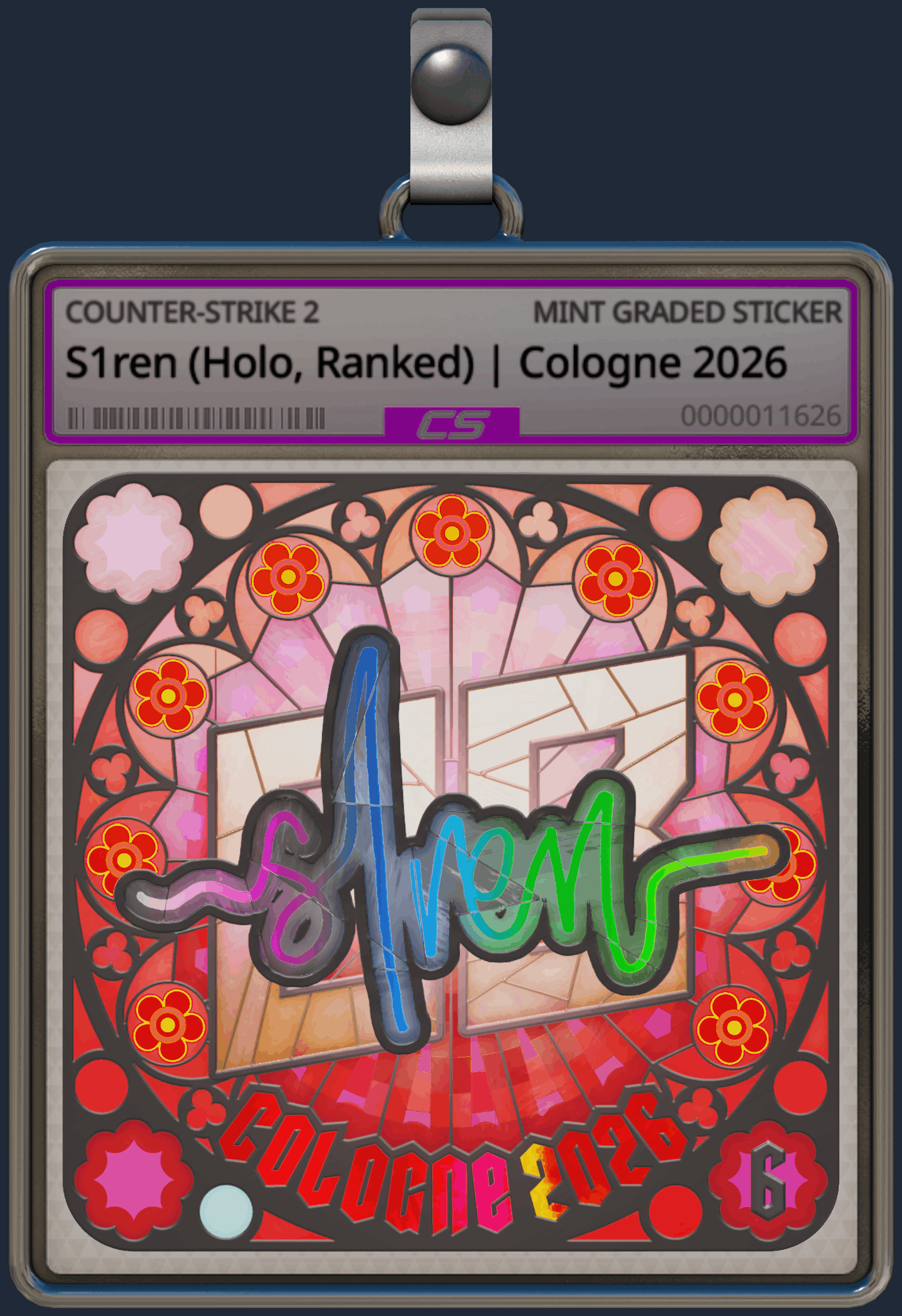 Sticker | S1ren (Holo, Ranked) | Cologne 2026 Image