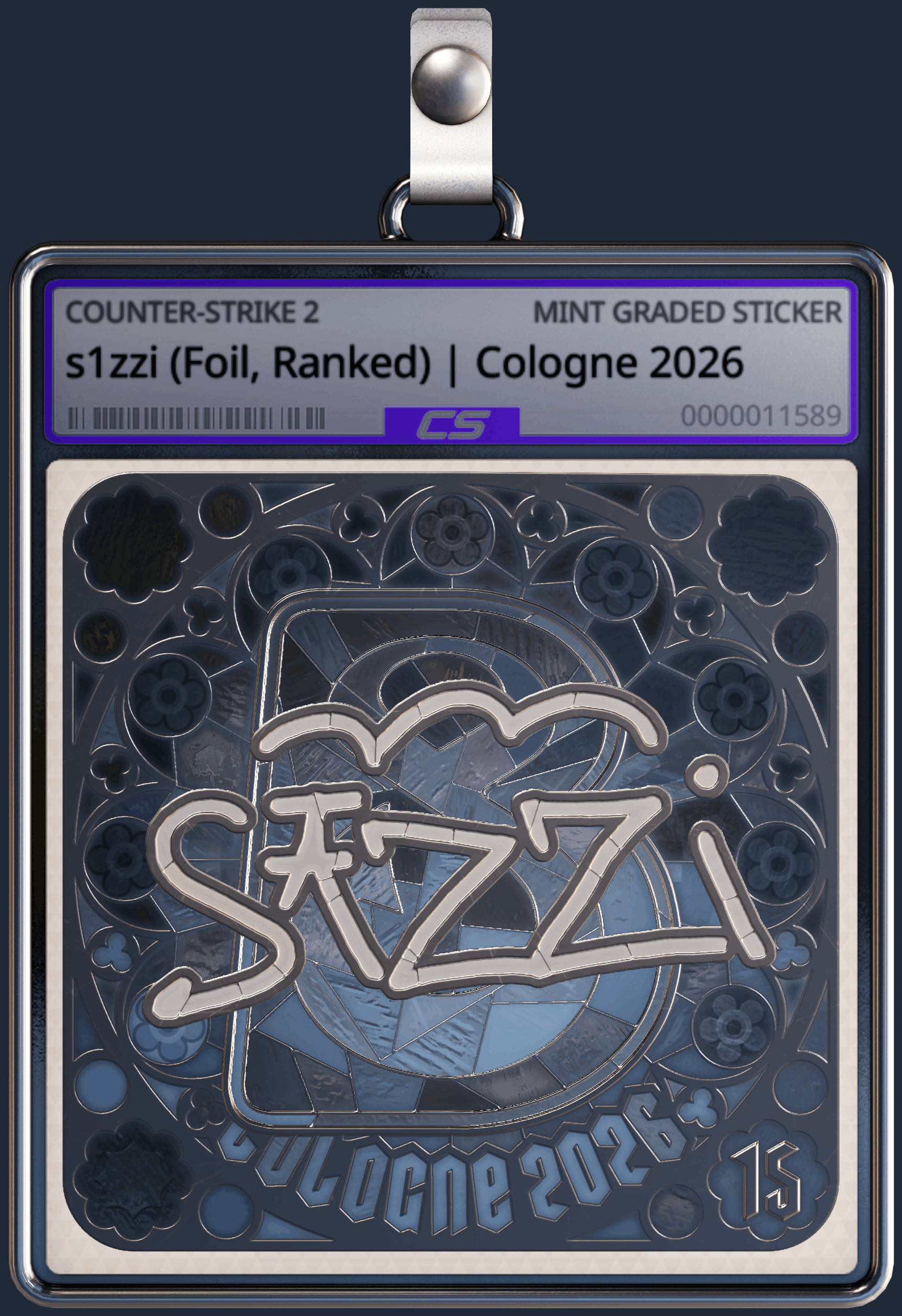 Sticker | s1zzi (Foil, Ranked) | Cologne 2026 Image