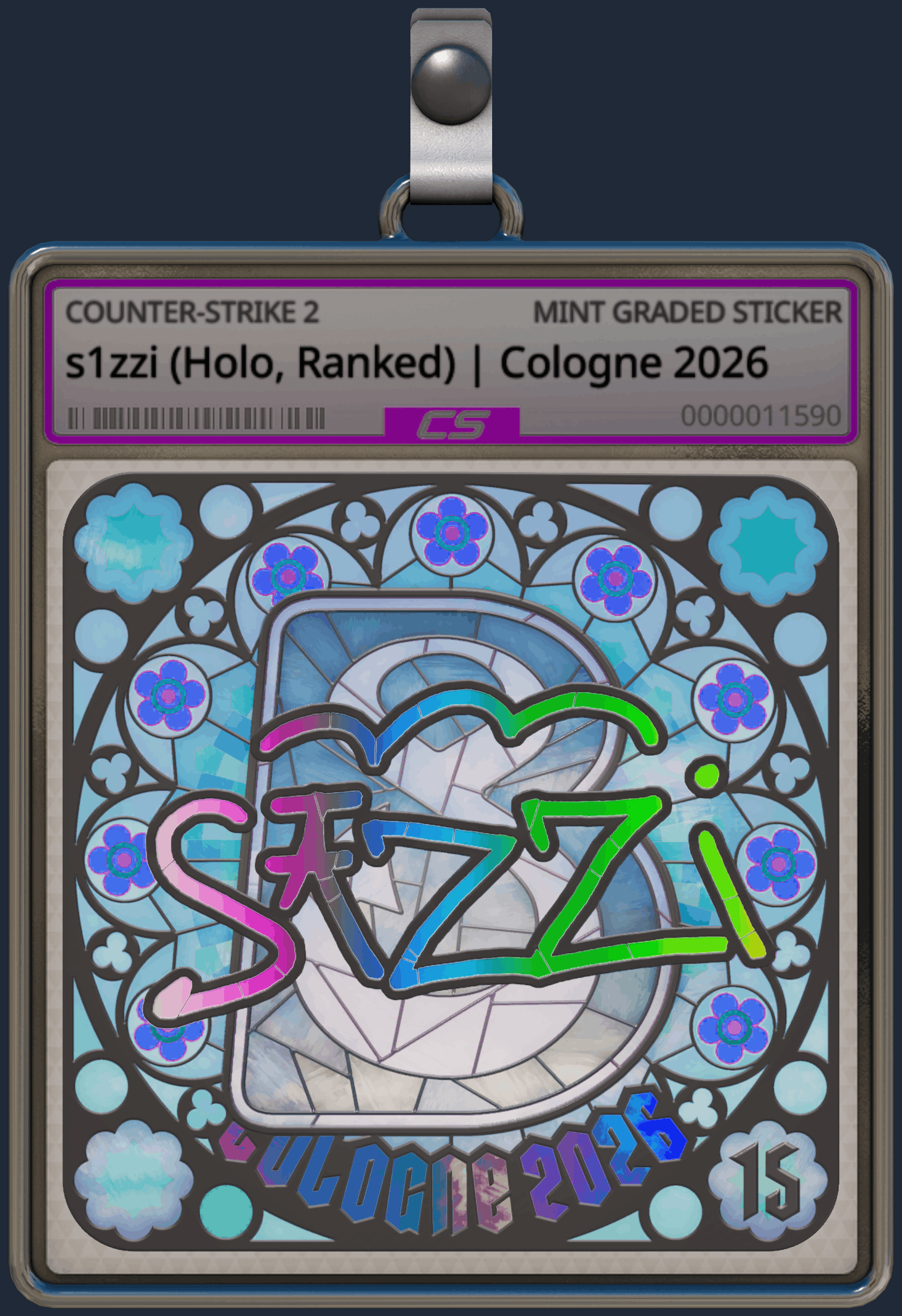 Sticker | s1zzi (Holo, Ranked) | Cologne 2026 Image