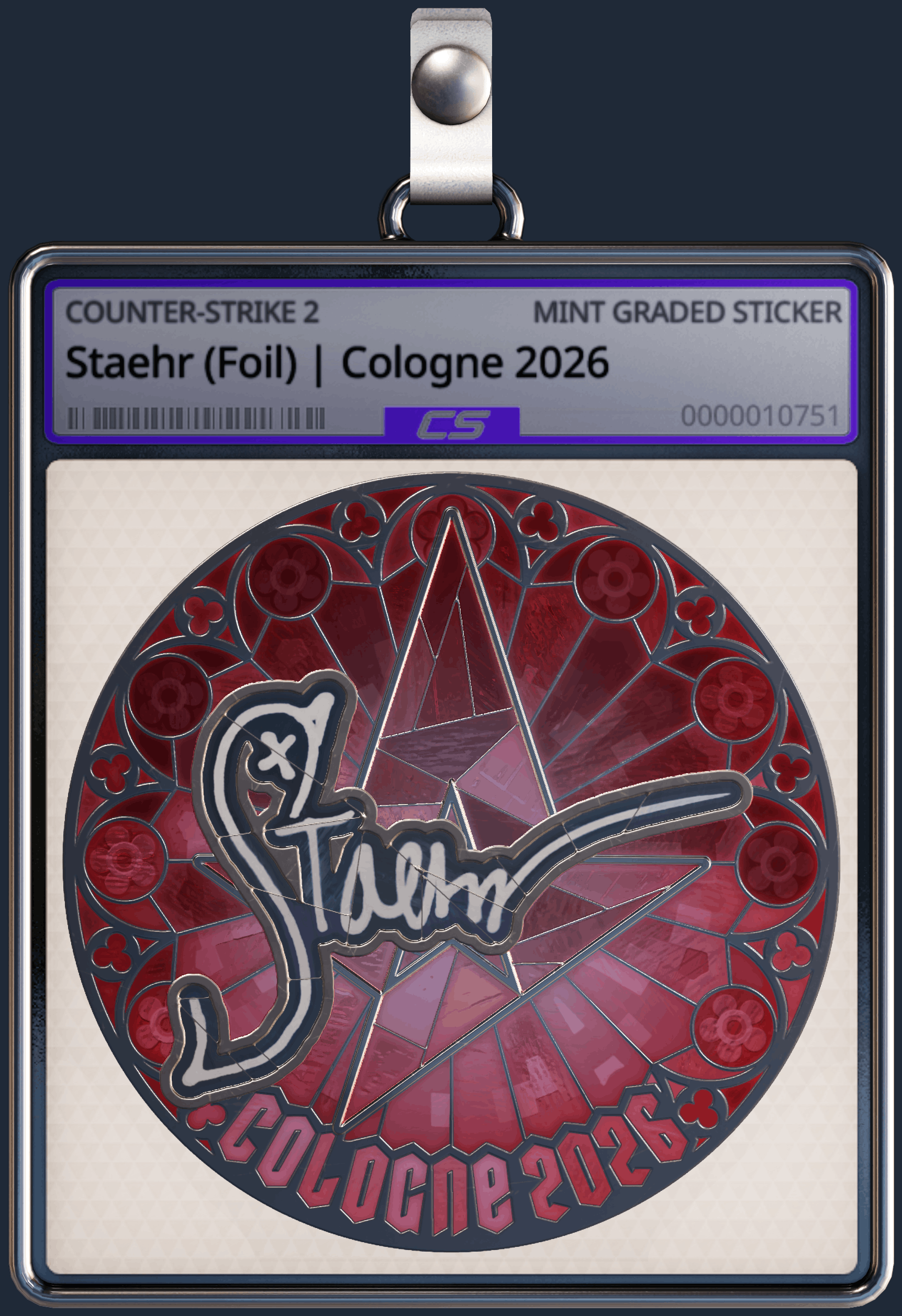 Sticker | Staehr (Foil) | Cologne 2026 Image
