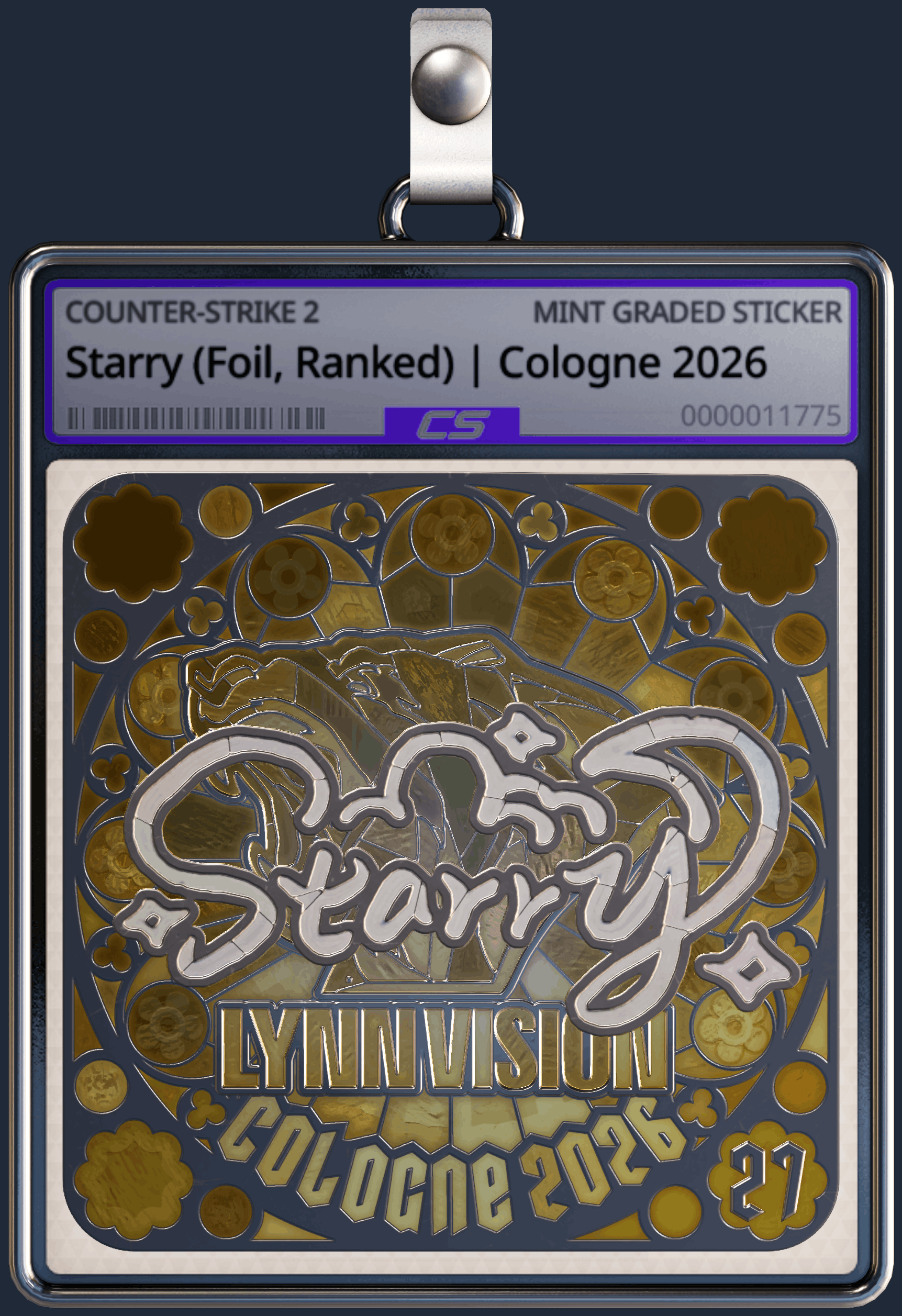 Sticker | Starry (Foil, Ranked) | Cologne 2026 Image