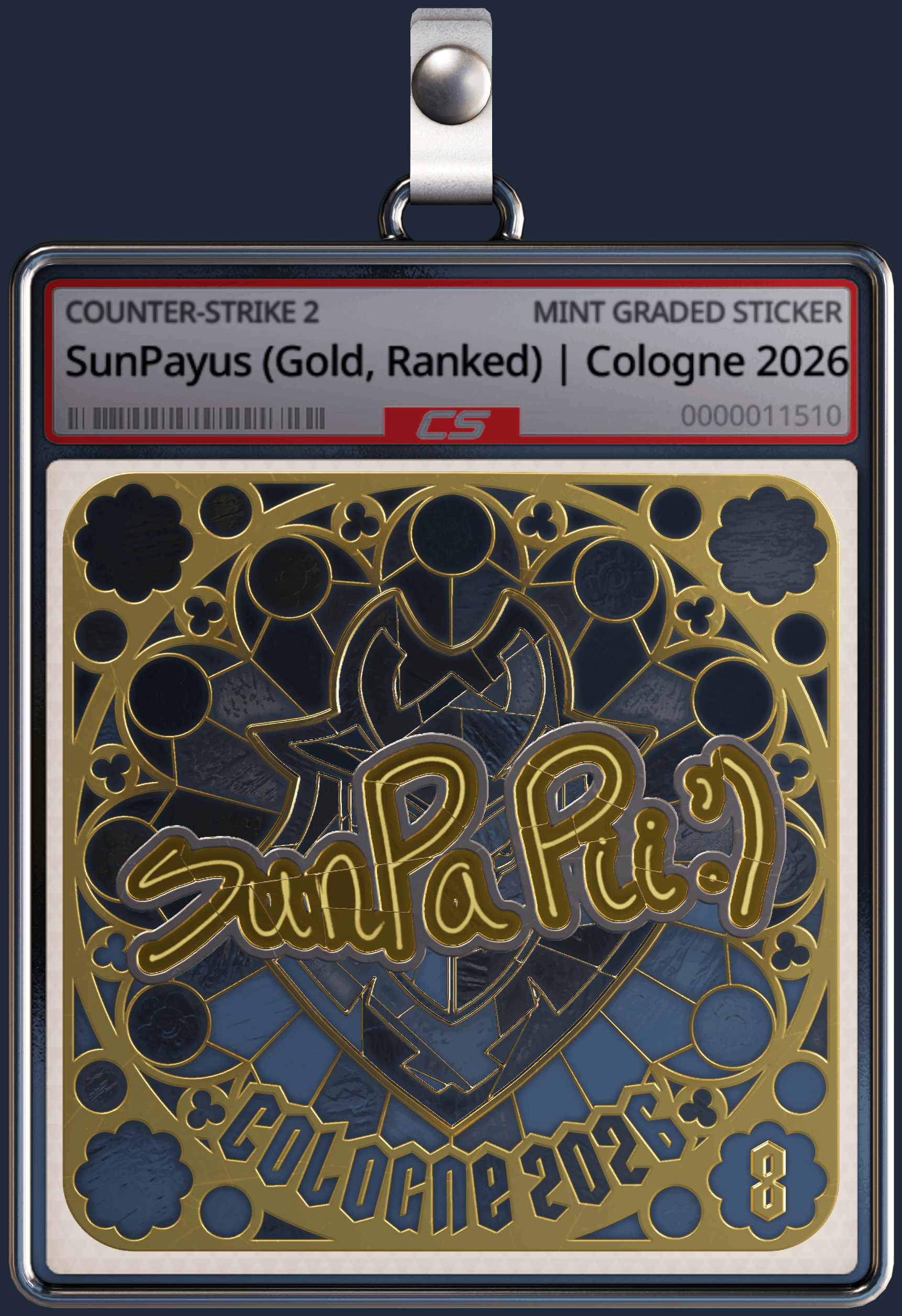Sticker | SunPayus (Gold, Ranked) | Cologne 2026 Image
