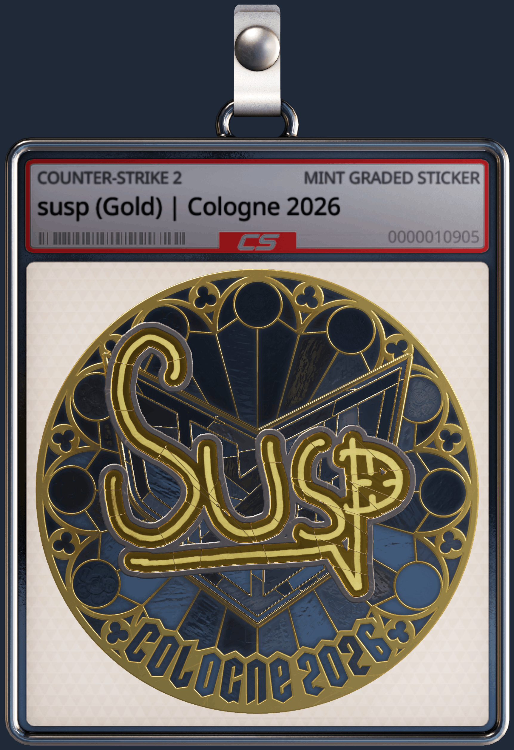 Sticker | susp (Gold) | Cologne 2026 Image