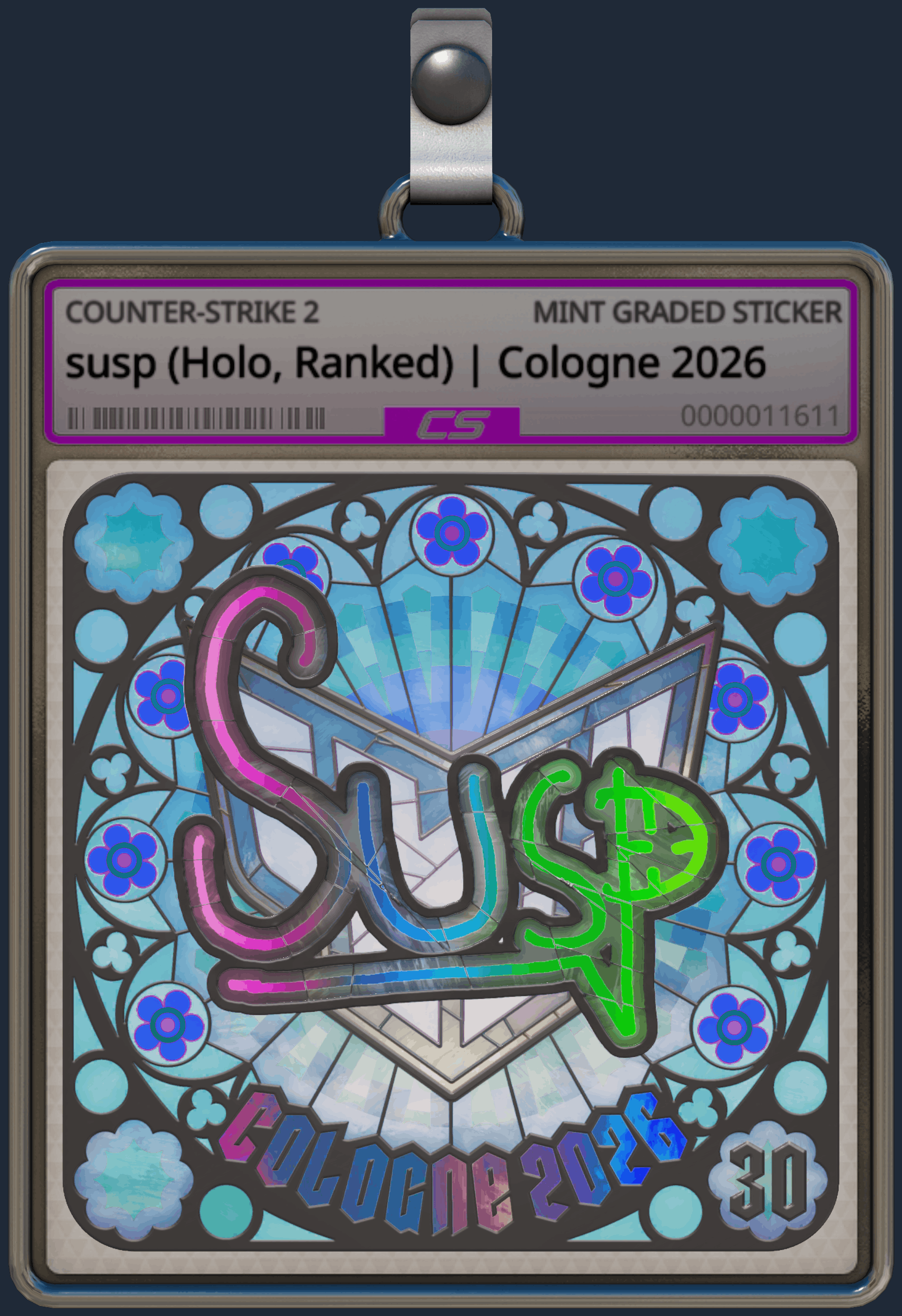 Sticker | susp (Holo, Ranked) | Cologne 2026 Image