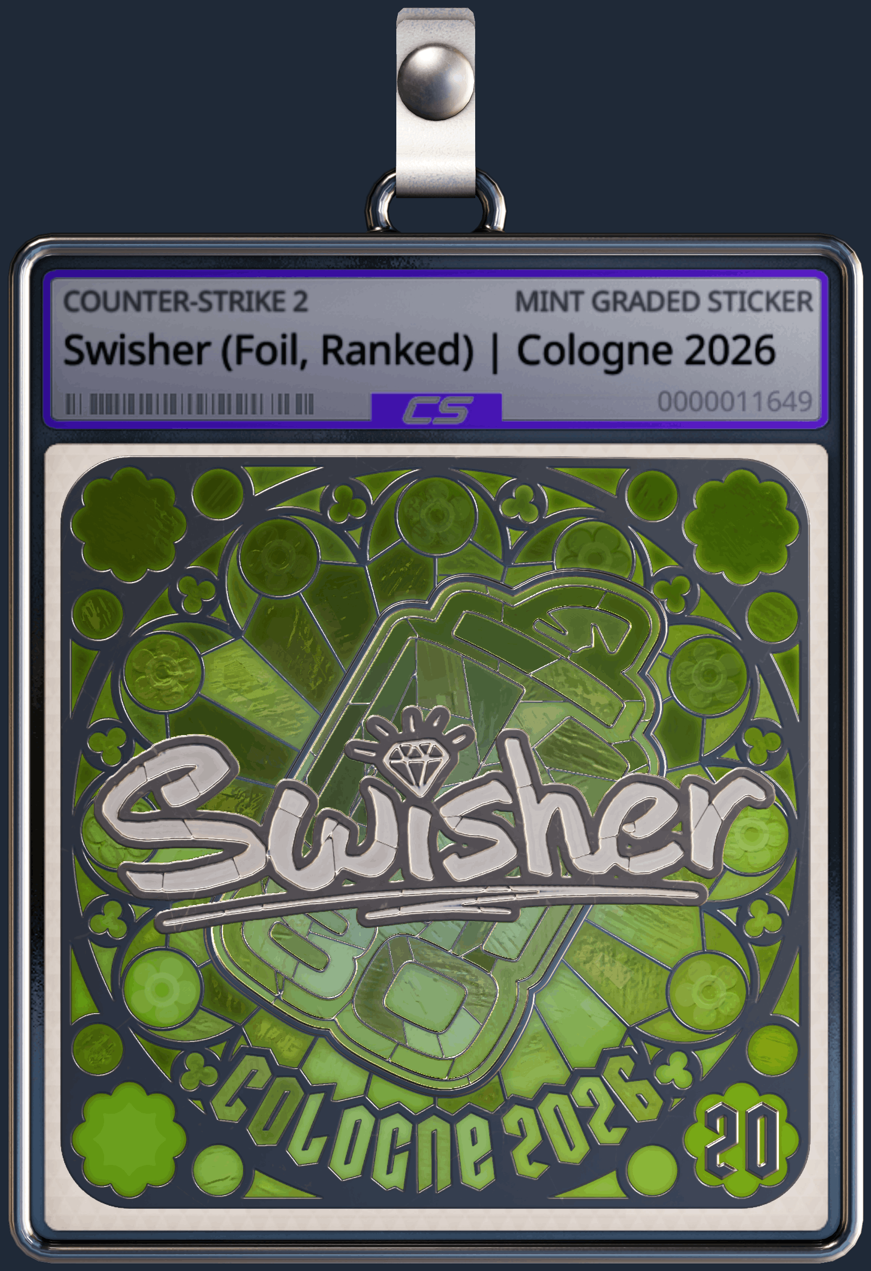 Sticker | Swisher (Foil, Ranked) | Cologne 2026 Image