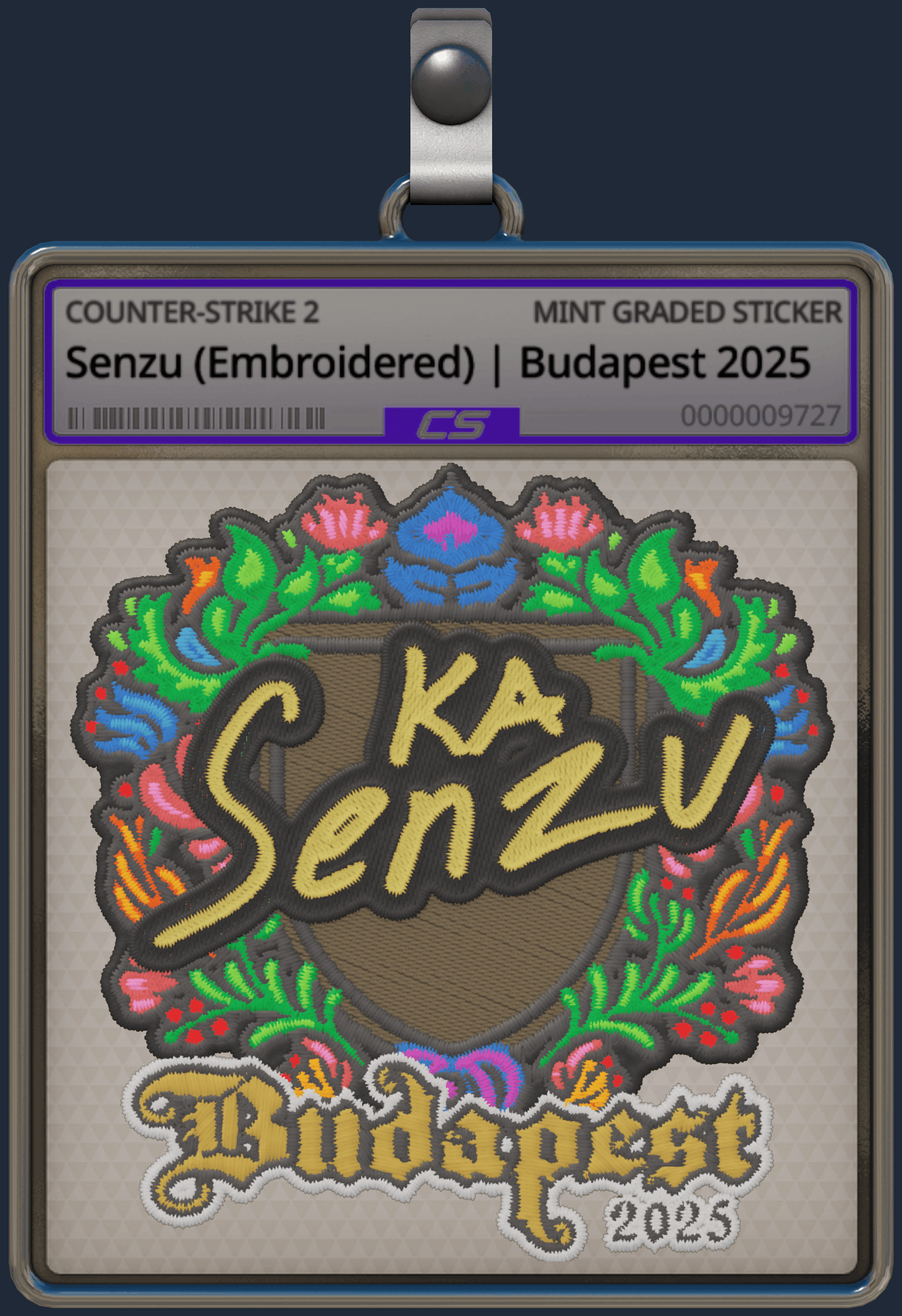 Sticker | Senzu (Embroidered) | Budapest 2025 Image