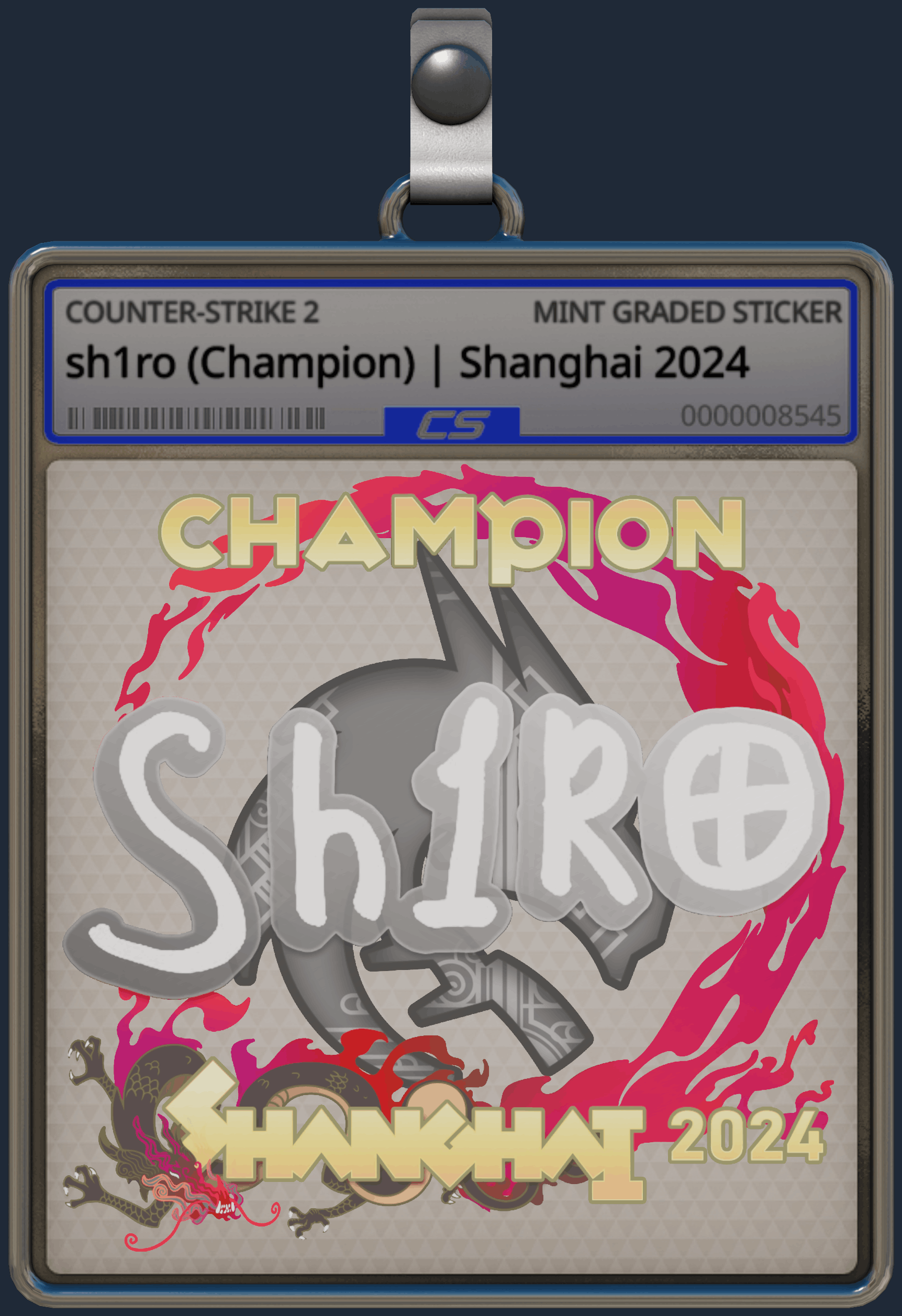 Sticker | sh1ro (Champion) | Shanghai 2024 Image