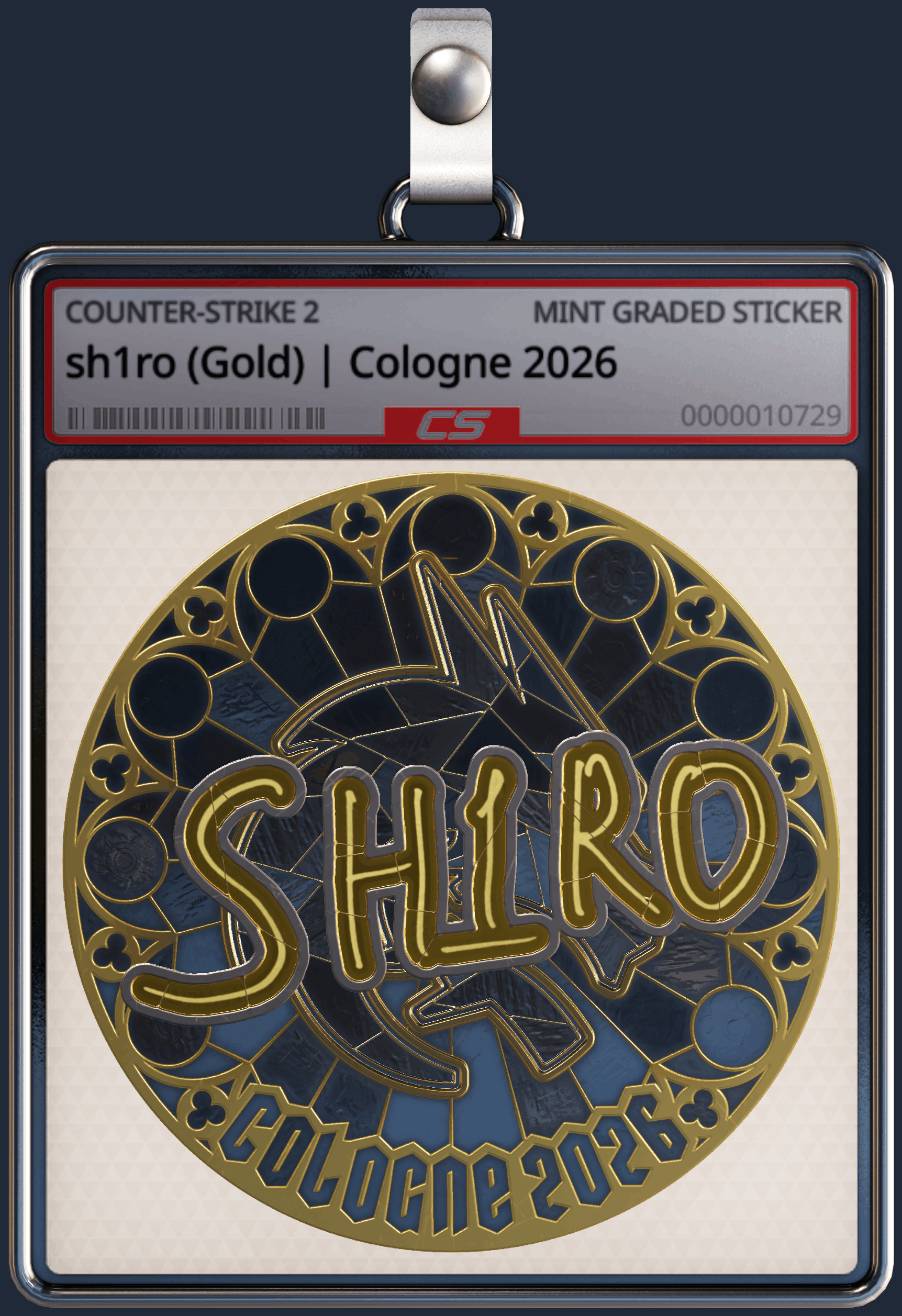 Sticker | sh1ro (Gold) | Cologne 2026 Image