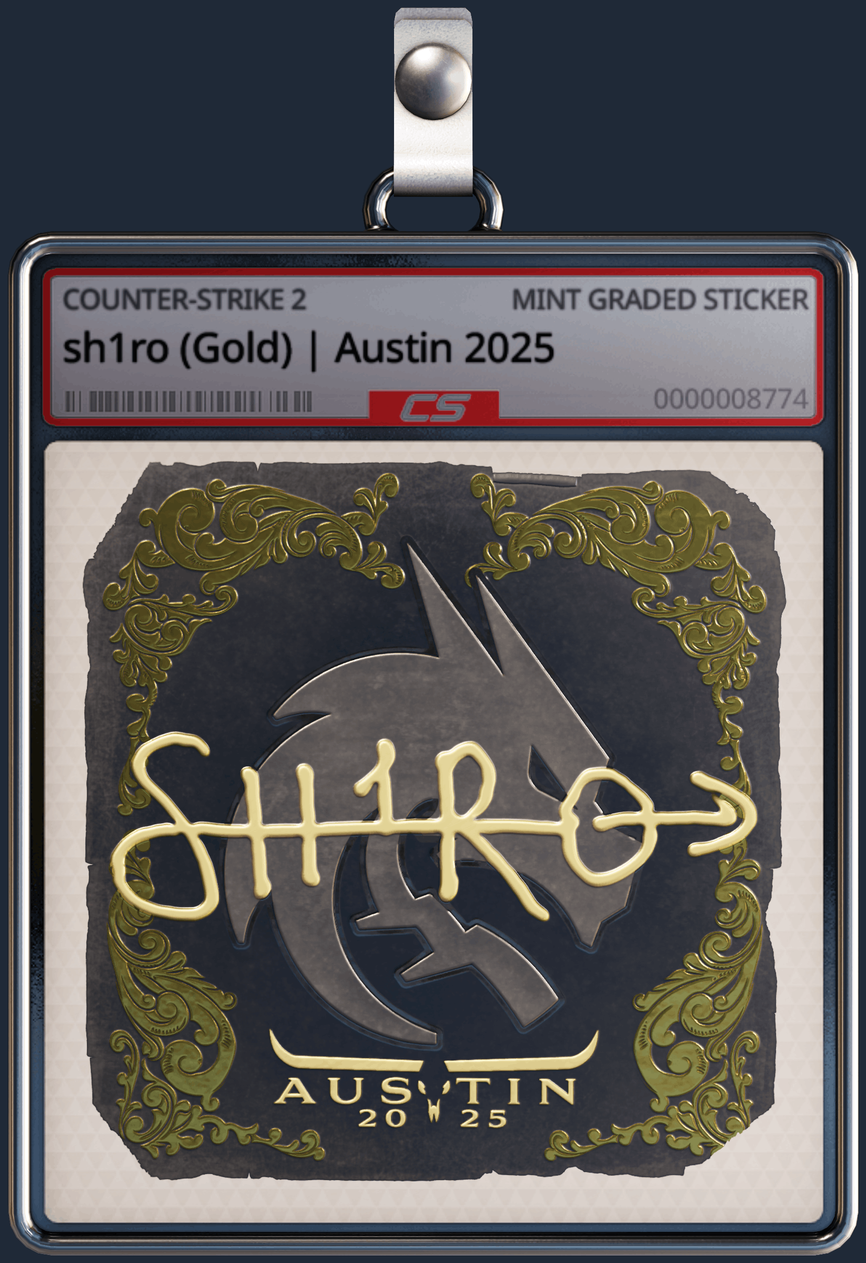 Sticker | sh1ro (Gold) | Austin 2025 Image