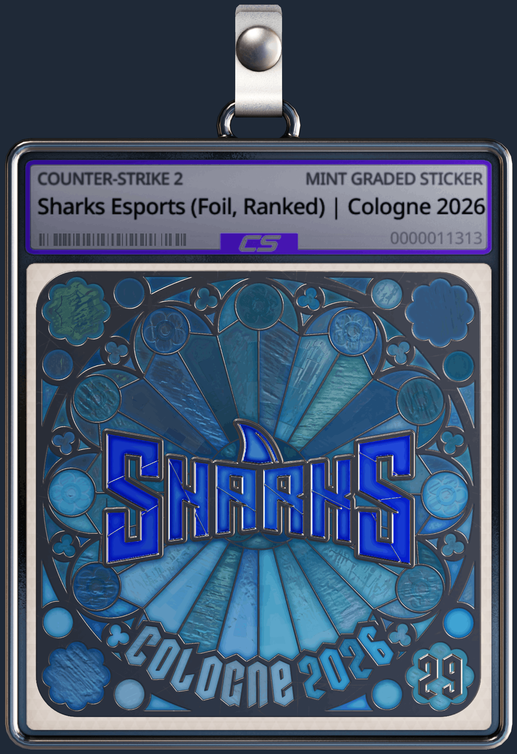 Sticker | Sharks Esports (Foil, Ranked) | Cologne 2026 Image