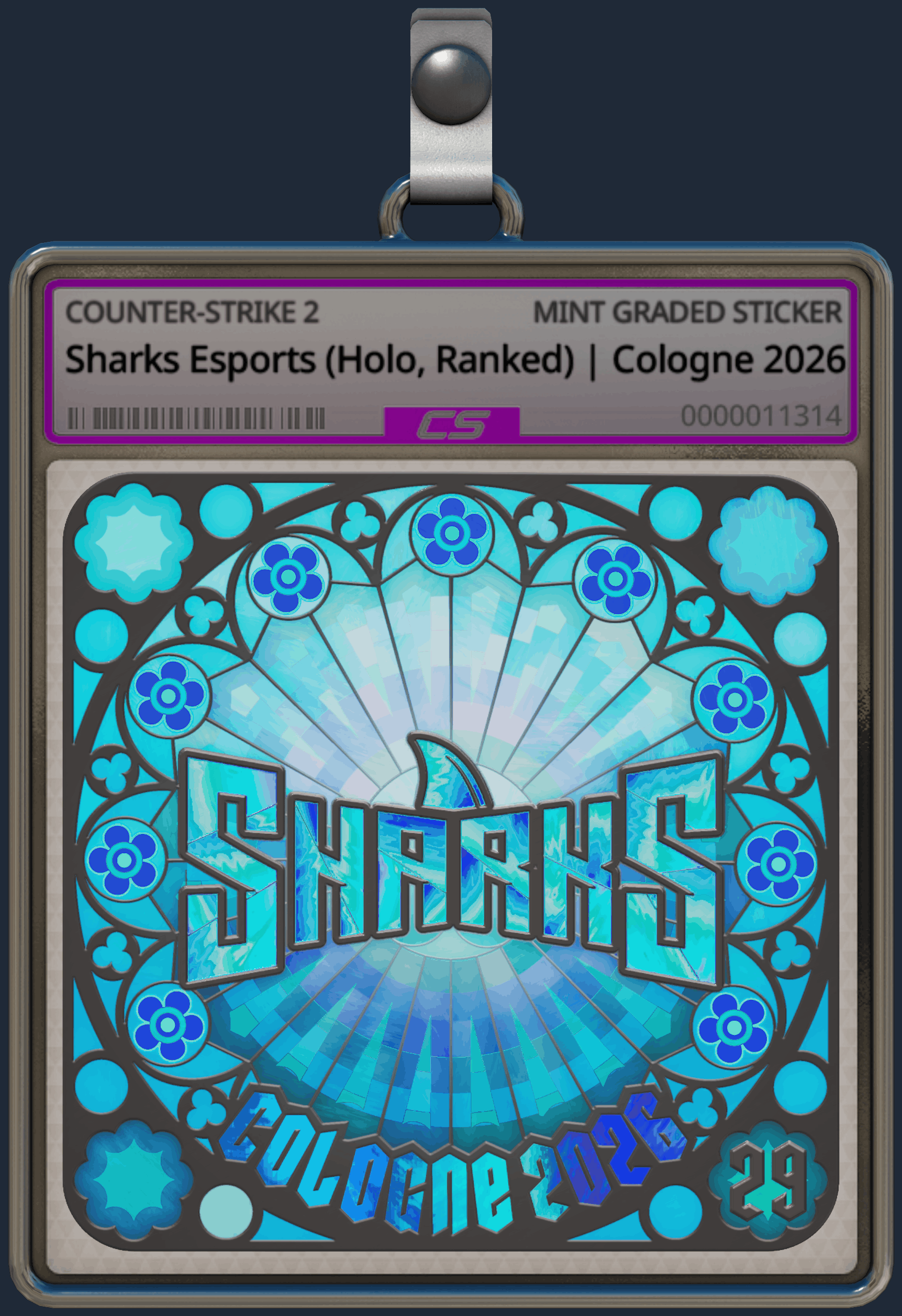 Sticker | Sharks Esports (Holo, Ranked) | Cologne 2026 Image