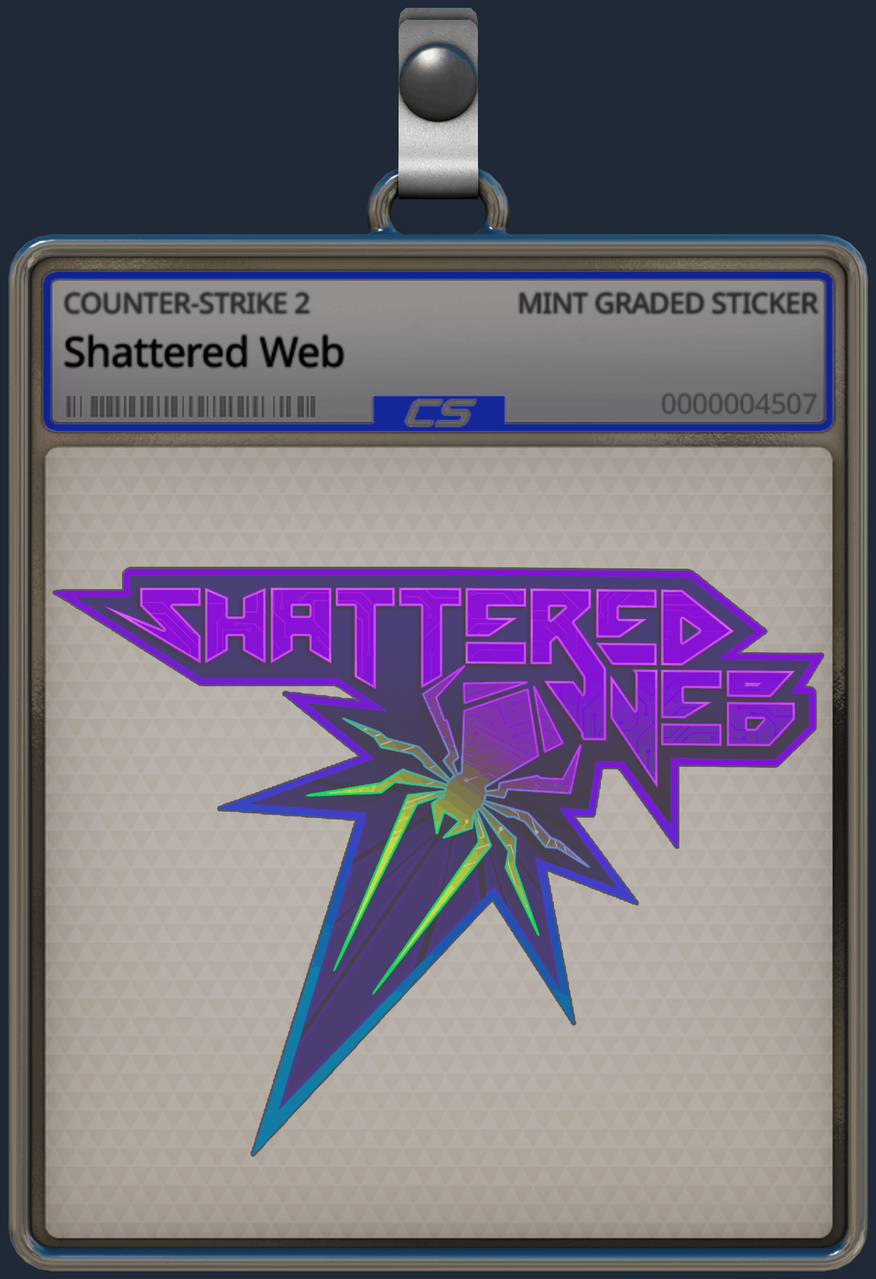 Sticker | Shattered Web Image