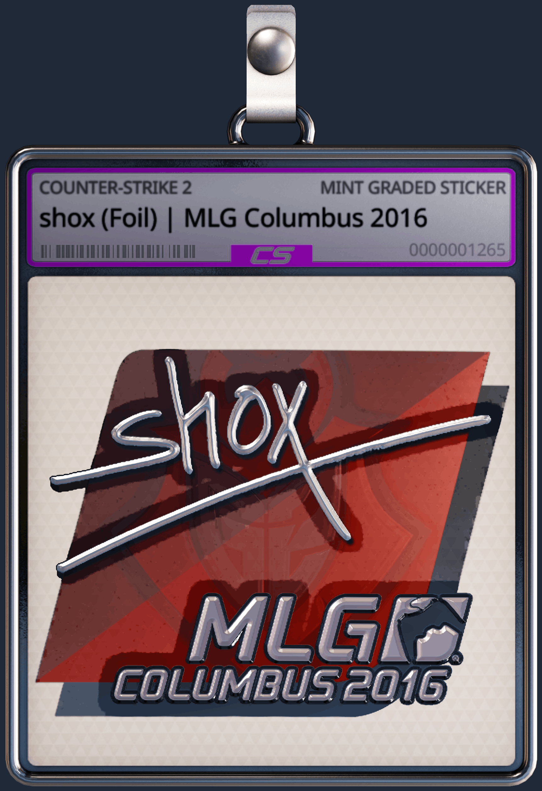 Sticker | shox (Foil) | MLG Columbus 2016 Image