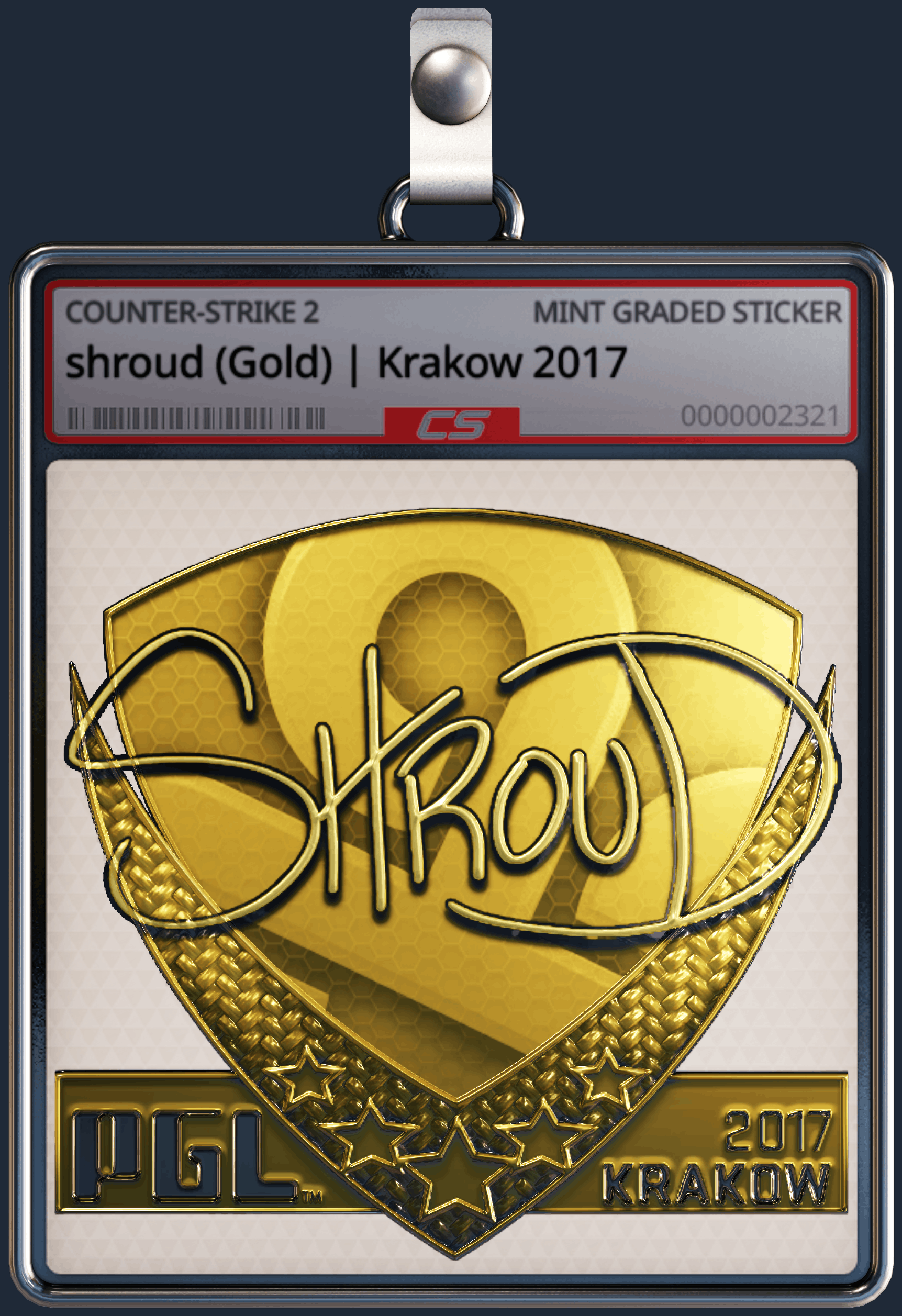 Sticker | shroud (Gold) | Krakow 2017 Image