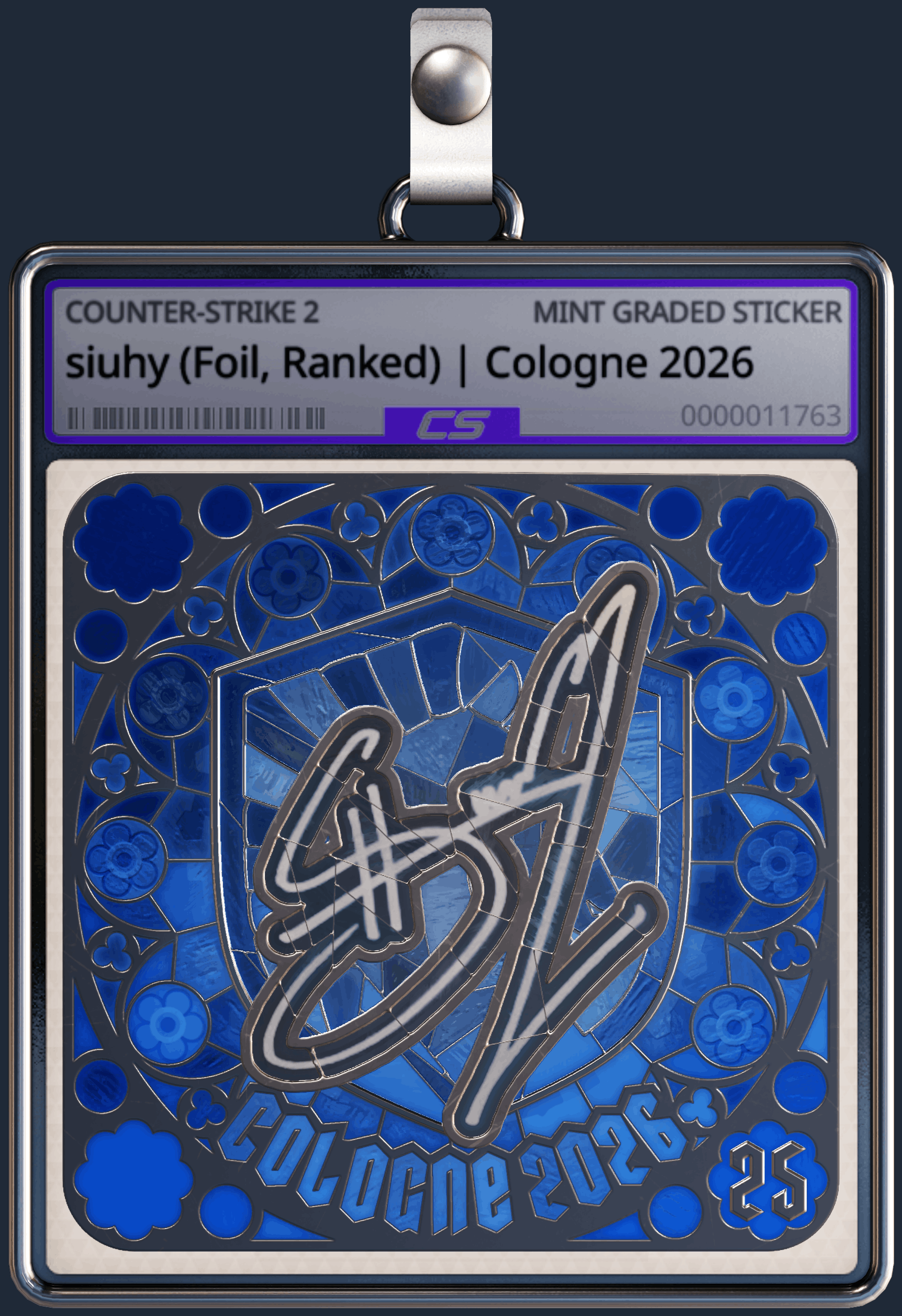 Sticker | siuhy (Foil, Ranked) | Cologne 2026 Image