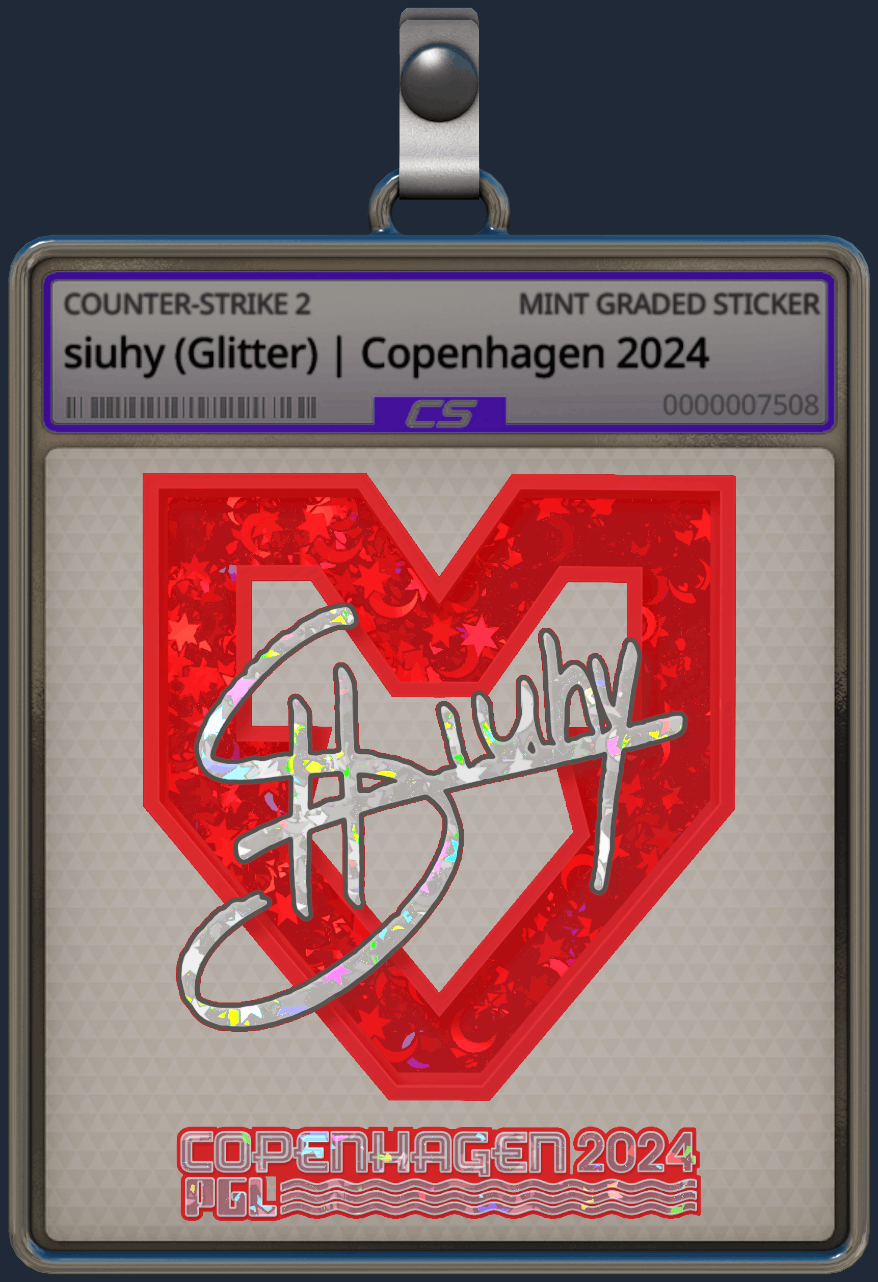 Sticker | siuhy (Glitter) | Copenhagen 2024 Image