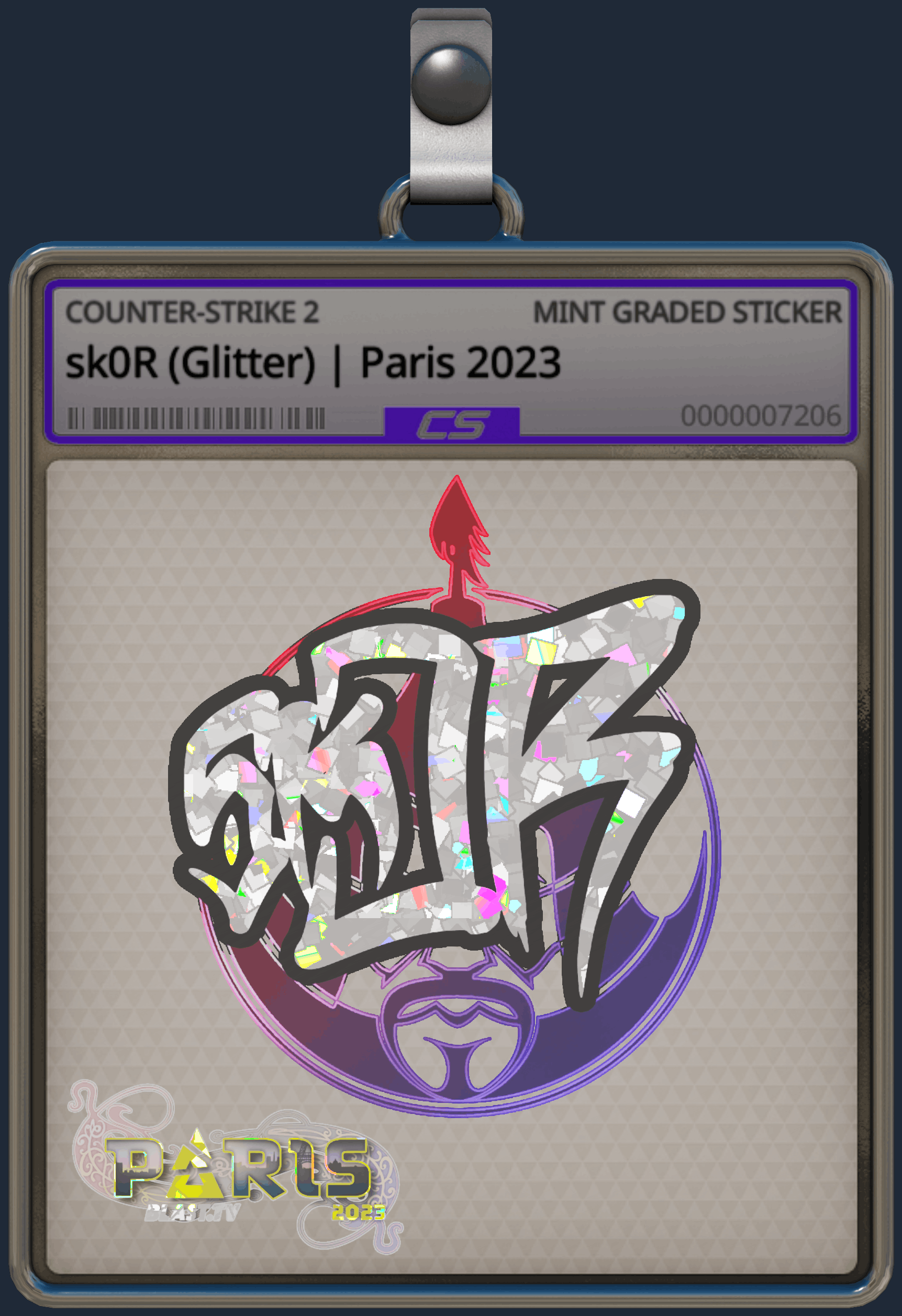 Sticker | sk0R (Glitter) | Paris 2023 Image