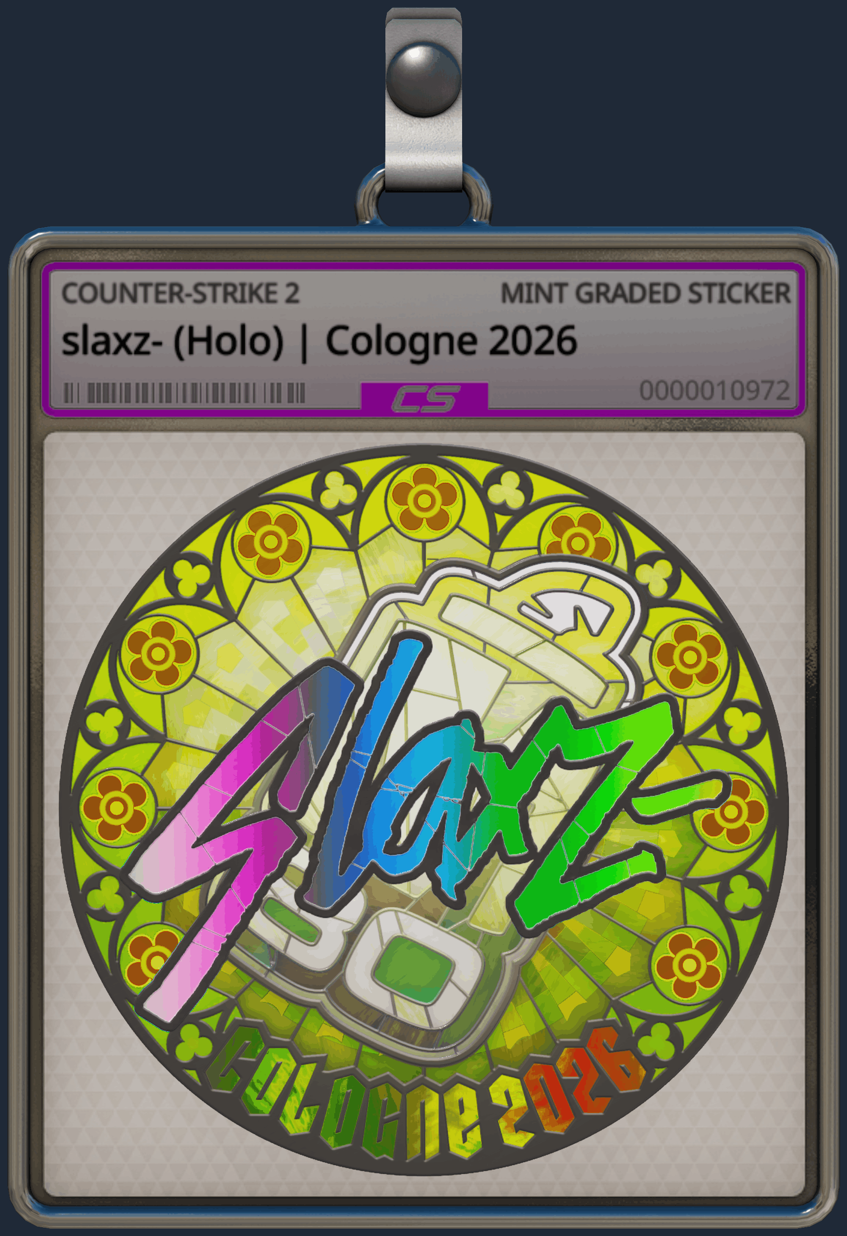 Sticker | slaxz- (Holo) | Cologne 2026 Image