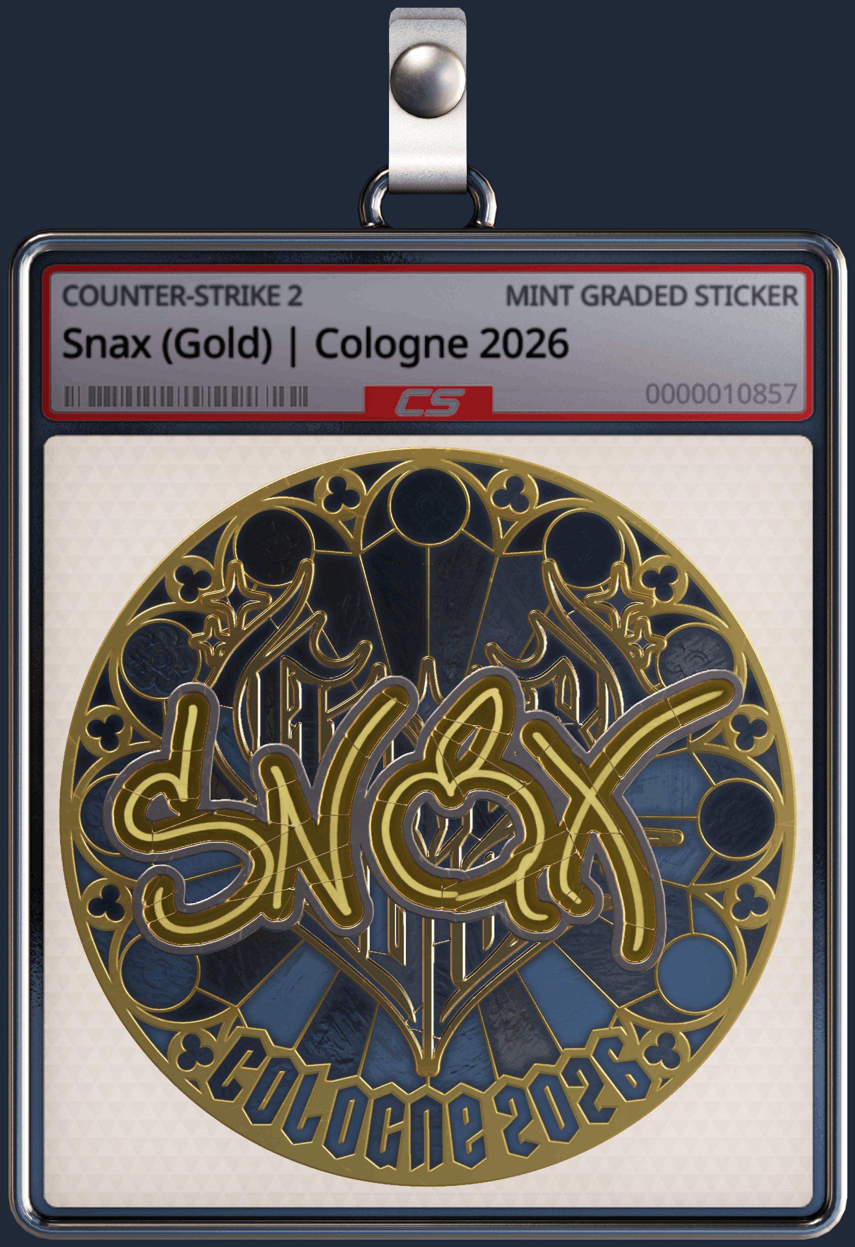 Sticker | Snax (Gold) | Cologne 2026 Image