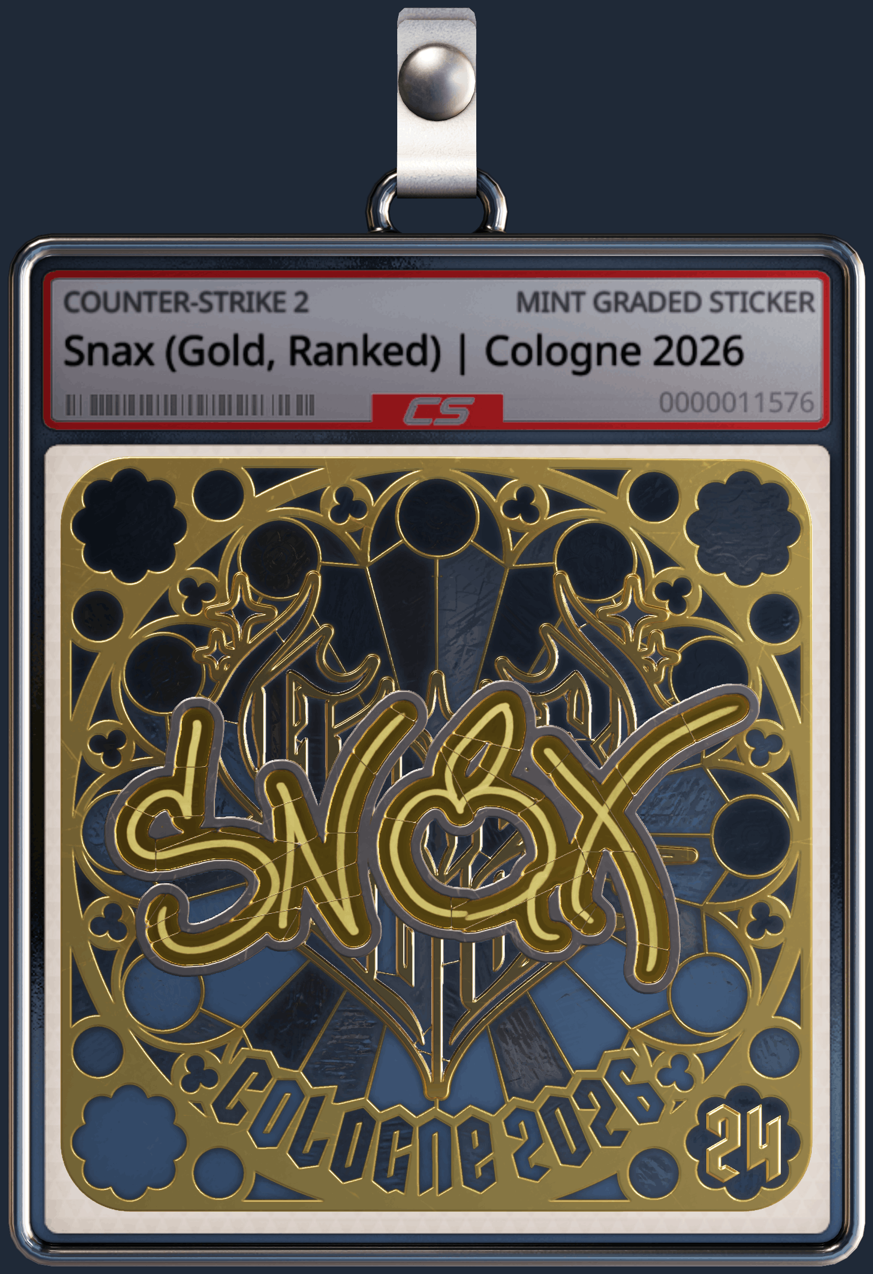 Sticker | Snax (Gold, Ranked) | Cologne 2026 Image