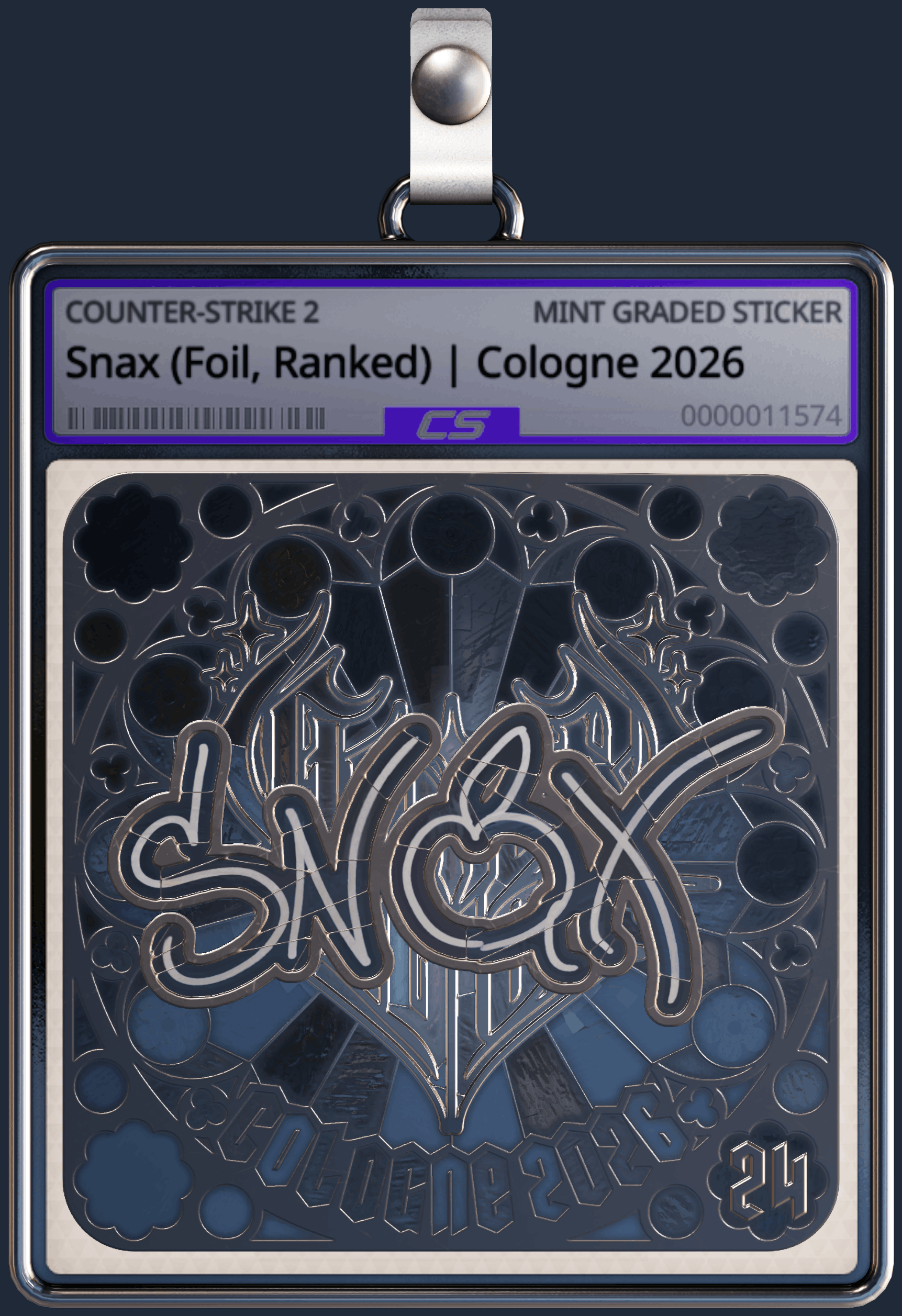 Sticker | Snax (Foil, Ranked) | Cologne 2026 Image