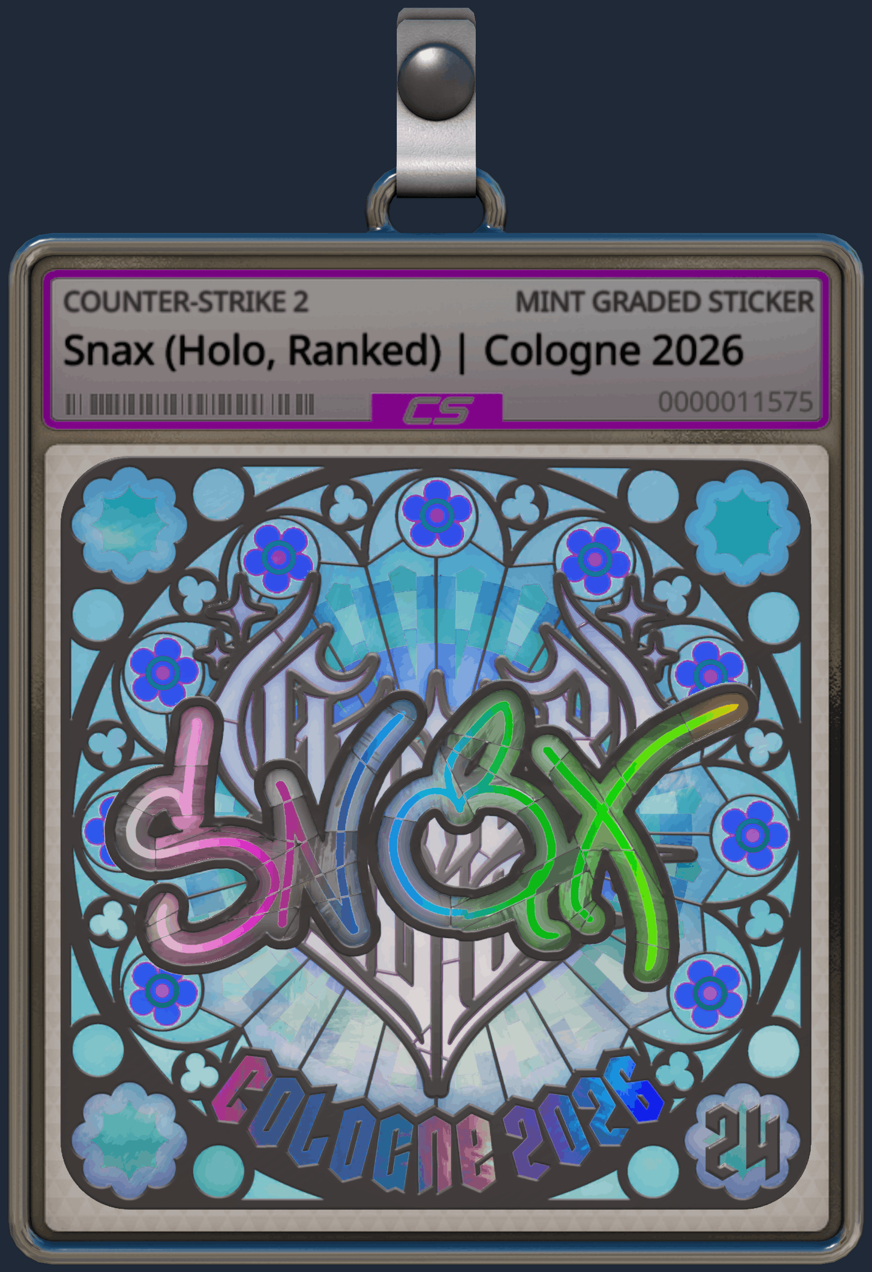 Sticker | Snax (Holo, Ranked) | Cologne 2026 Image