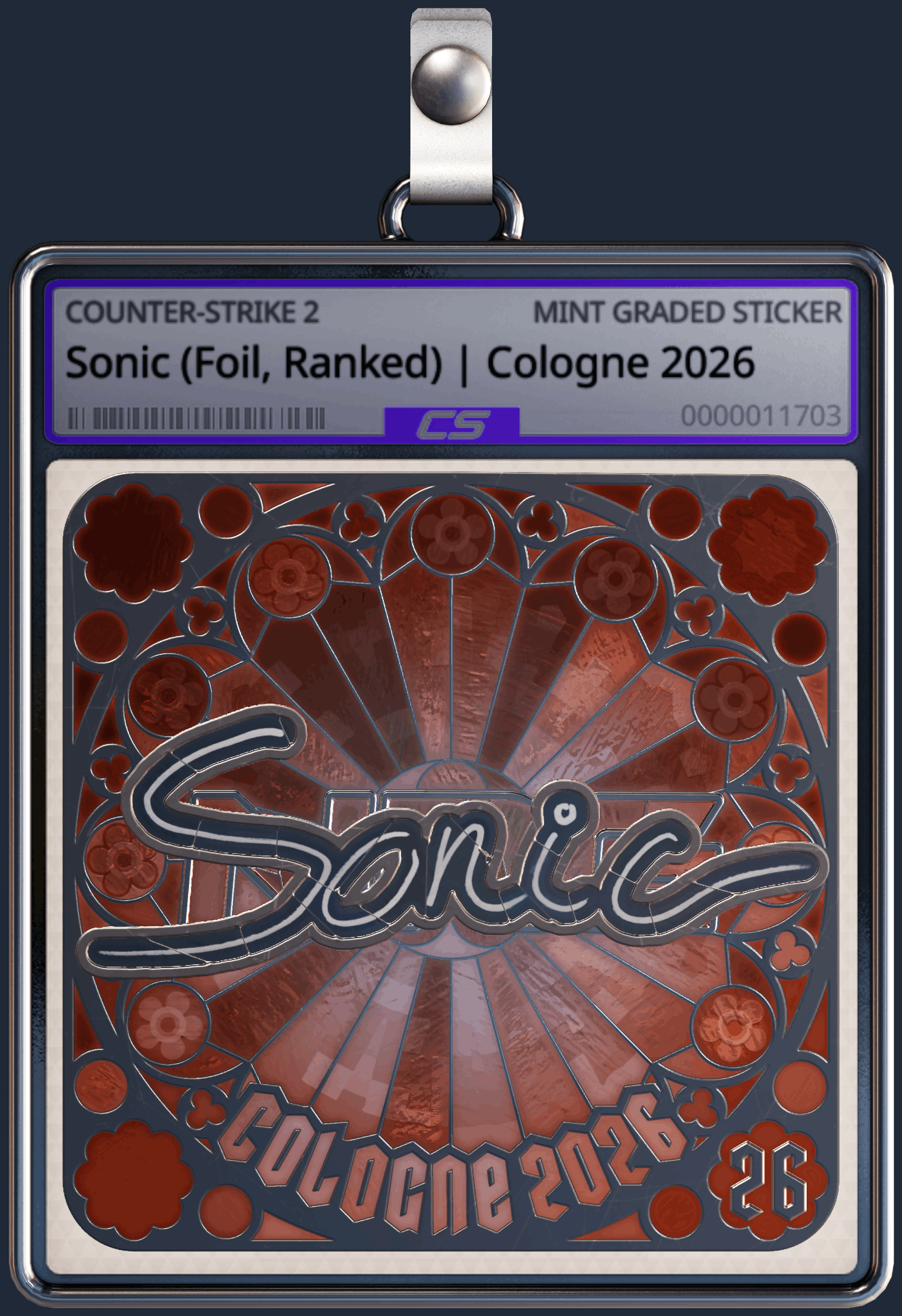 Sticker | Sonic (Foil, Ranked) | Cologne 2026 Image