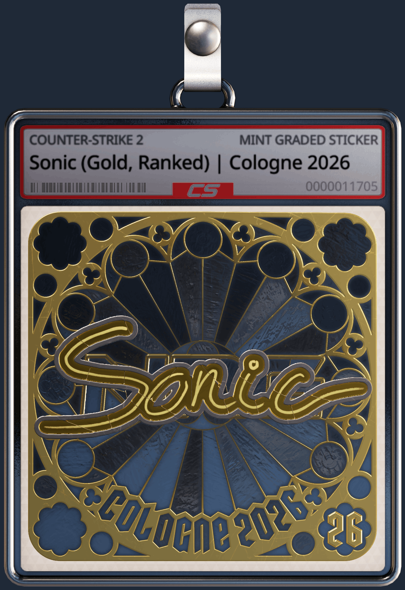 Sticker | Sonic (Gold, Ranked) | Cologne 2026 Image