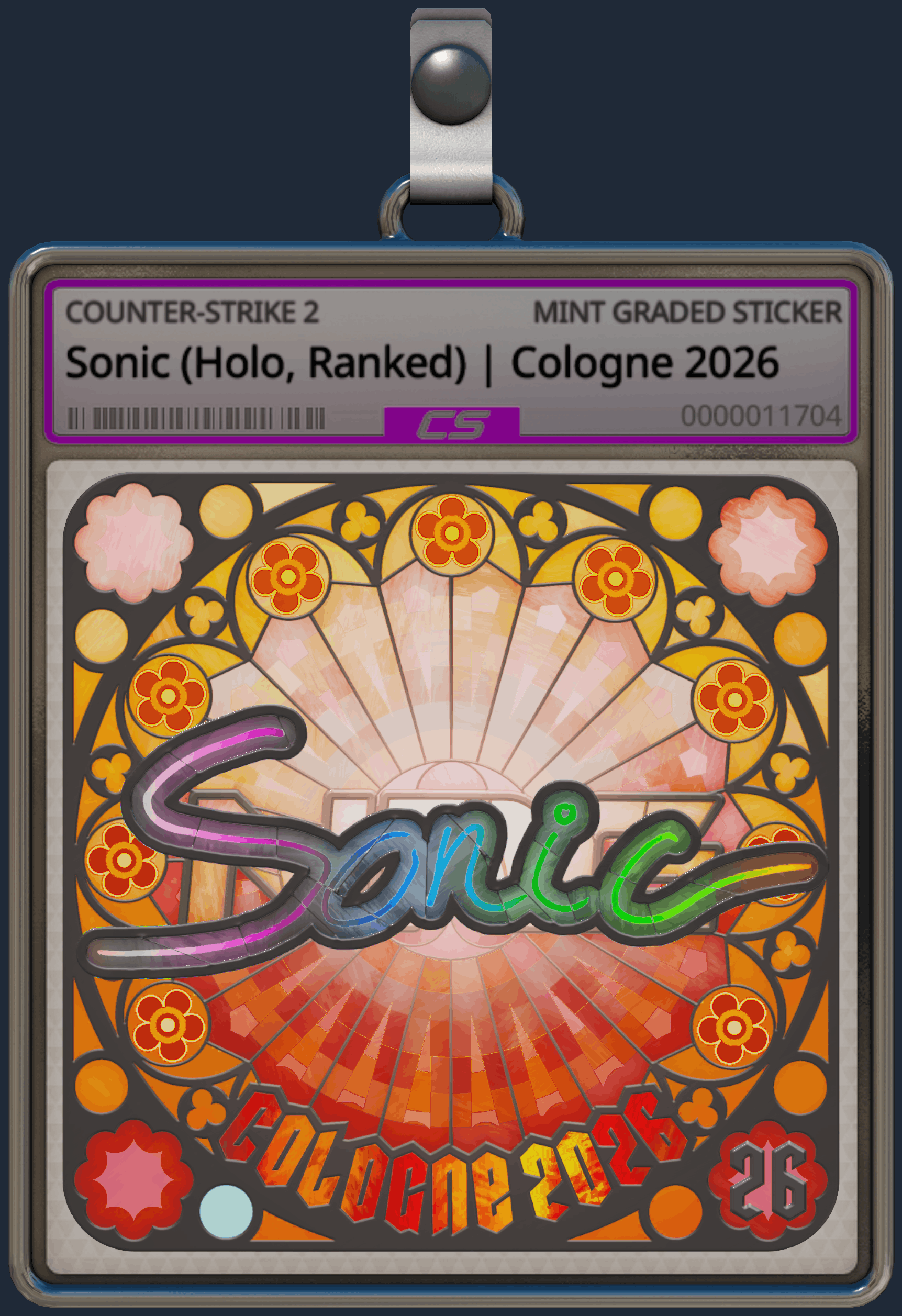 Sticker | Sonic (Holo, Ranked) | Cologne 2026 Image