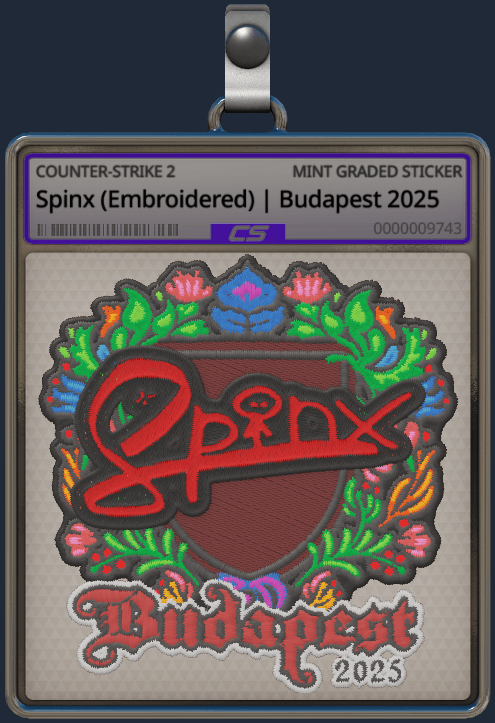 Sticker | Spinx (Embroidered) | Budapest 2025 Image