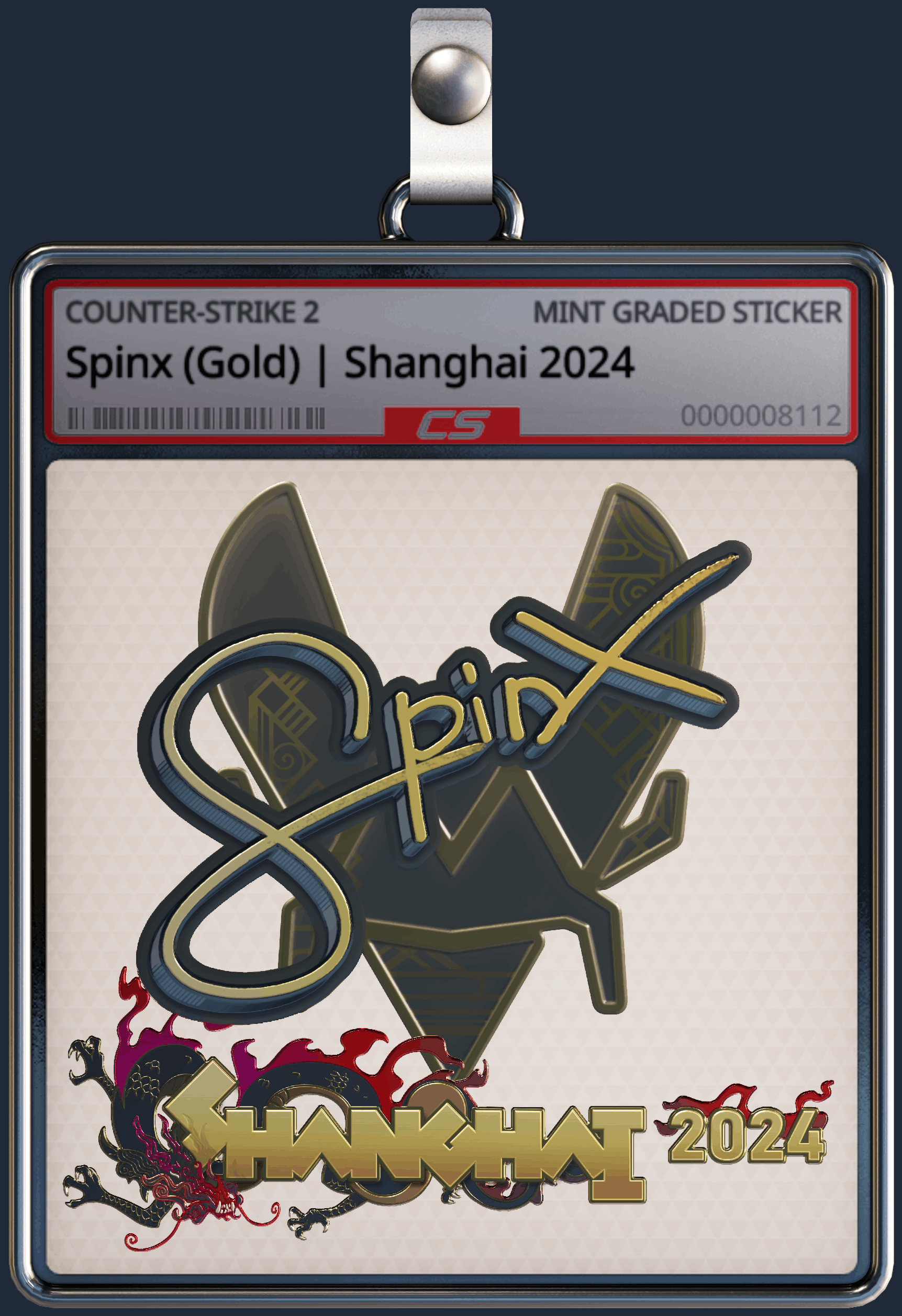 Sticker | Spinx (Gold) | Shanghai 2024 Image