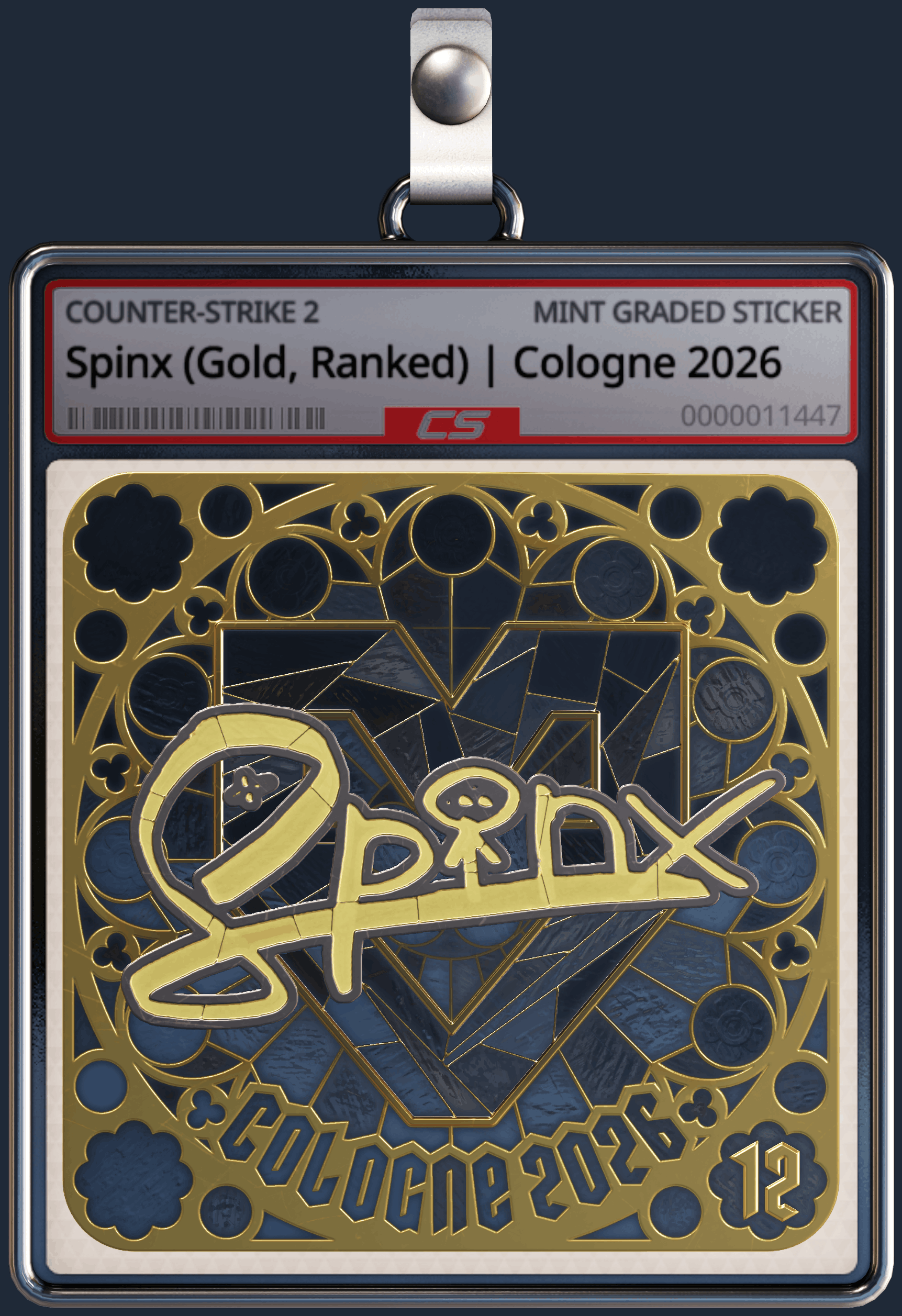 Sticker | Spinx (Gold, Ranked) | Cologne 2026 Image