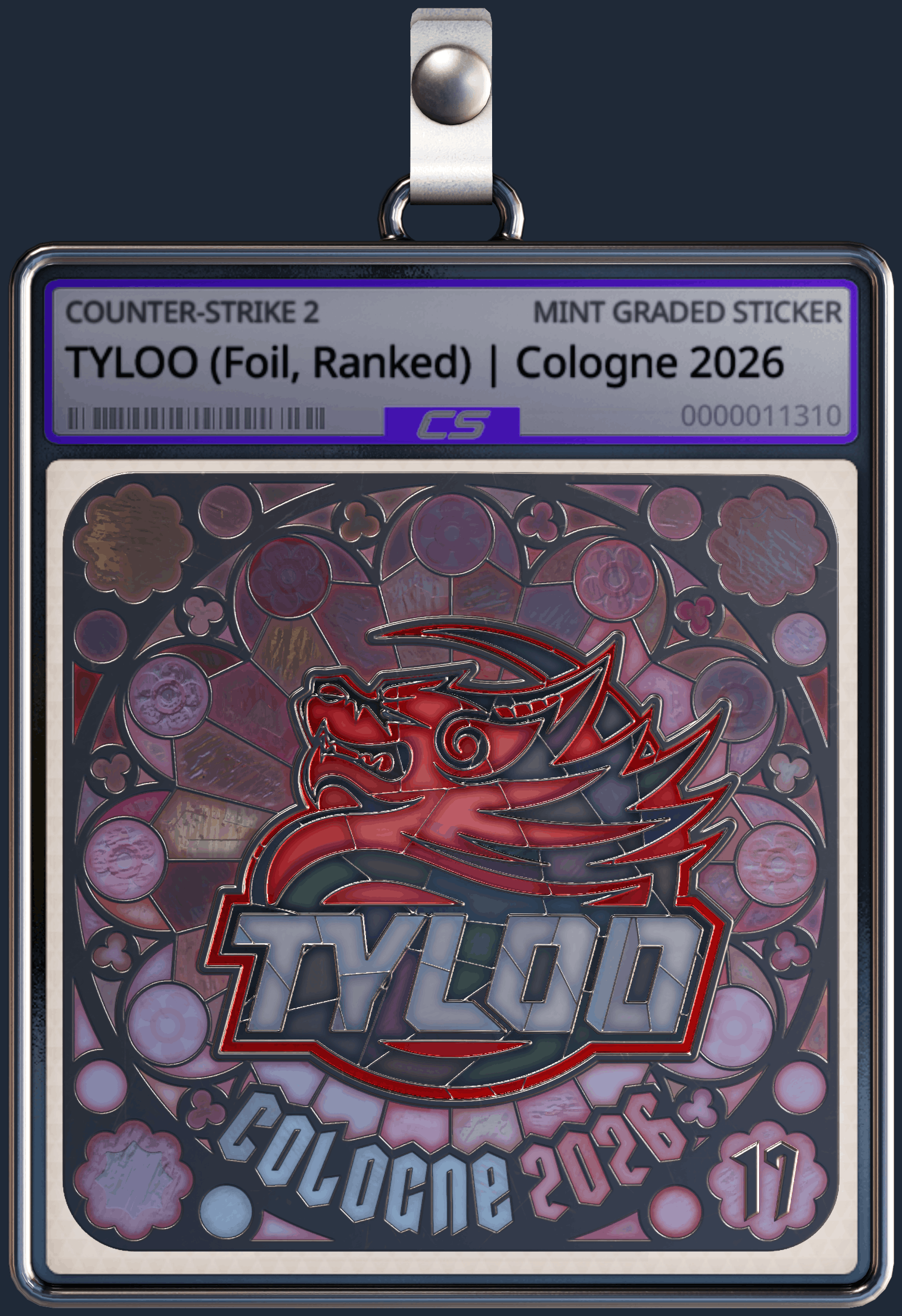 Sticker | TYLOO (Foil, Ranked) | Cologne 2026 Image