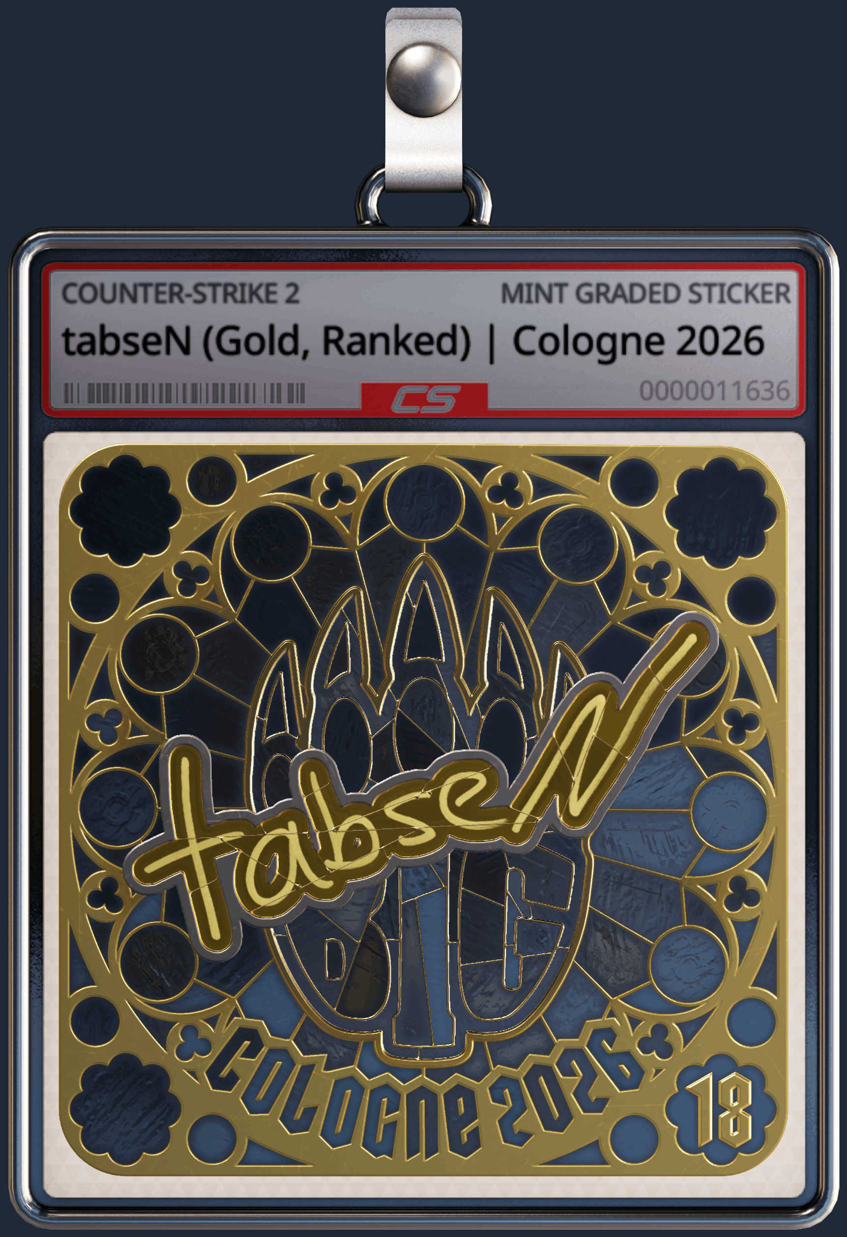 Sticker | tabseN (Gold, Ranked) | Cologne 2026 Image