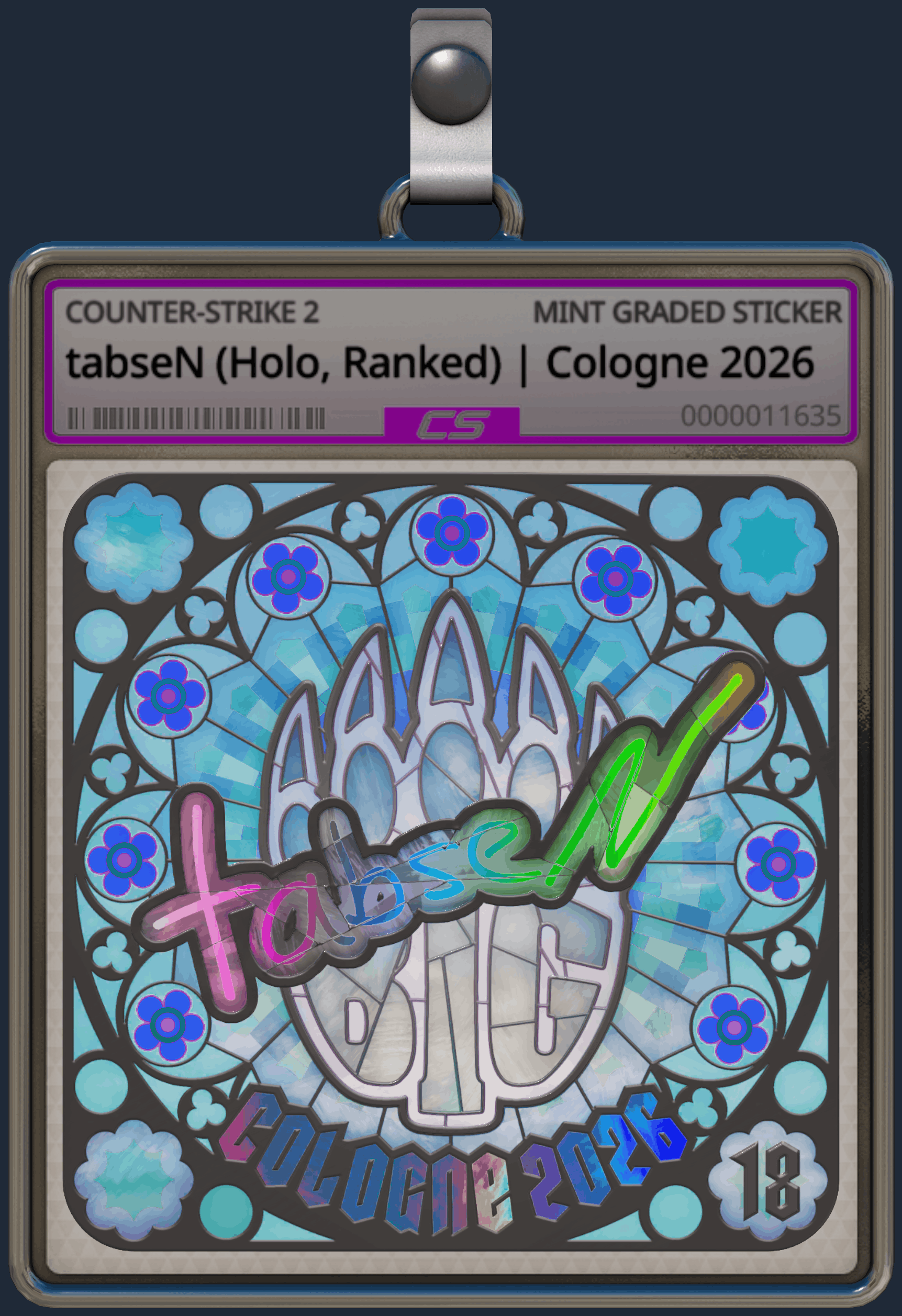 Sticker | tabseN (Holo, Ranked) | Cologne 2026 Image