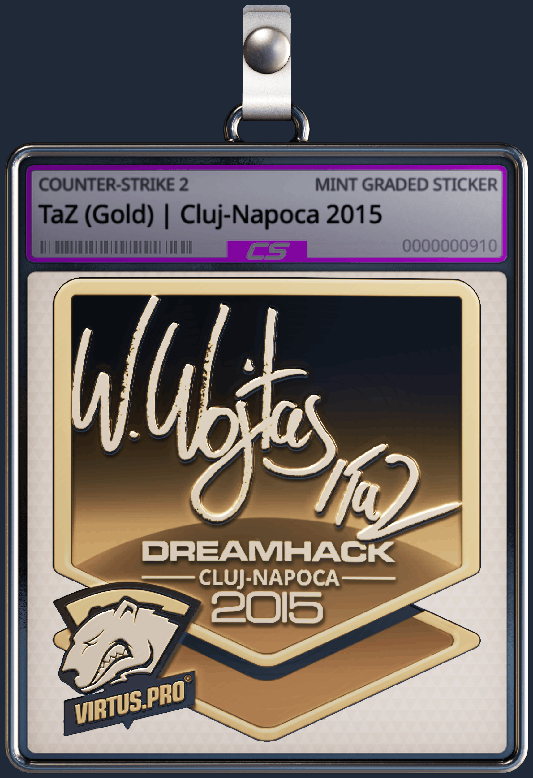 Sticker | TaZ (Gold) | Cluj-Napoca 2015 Image