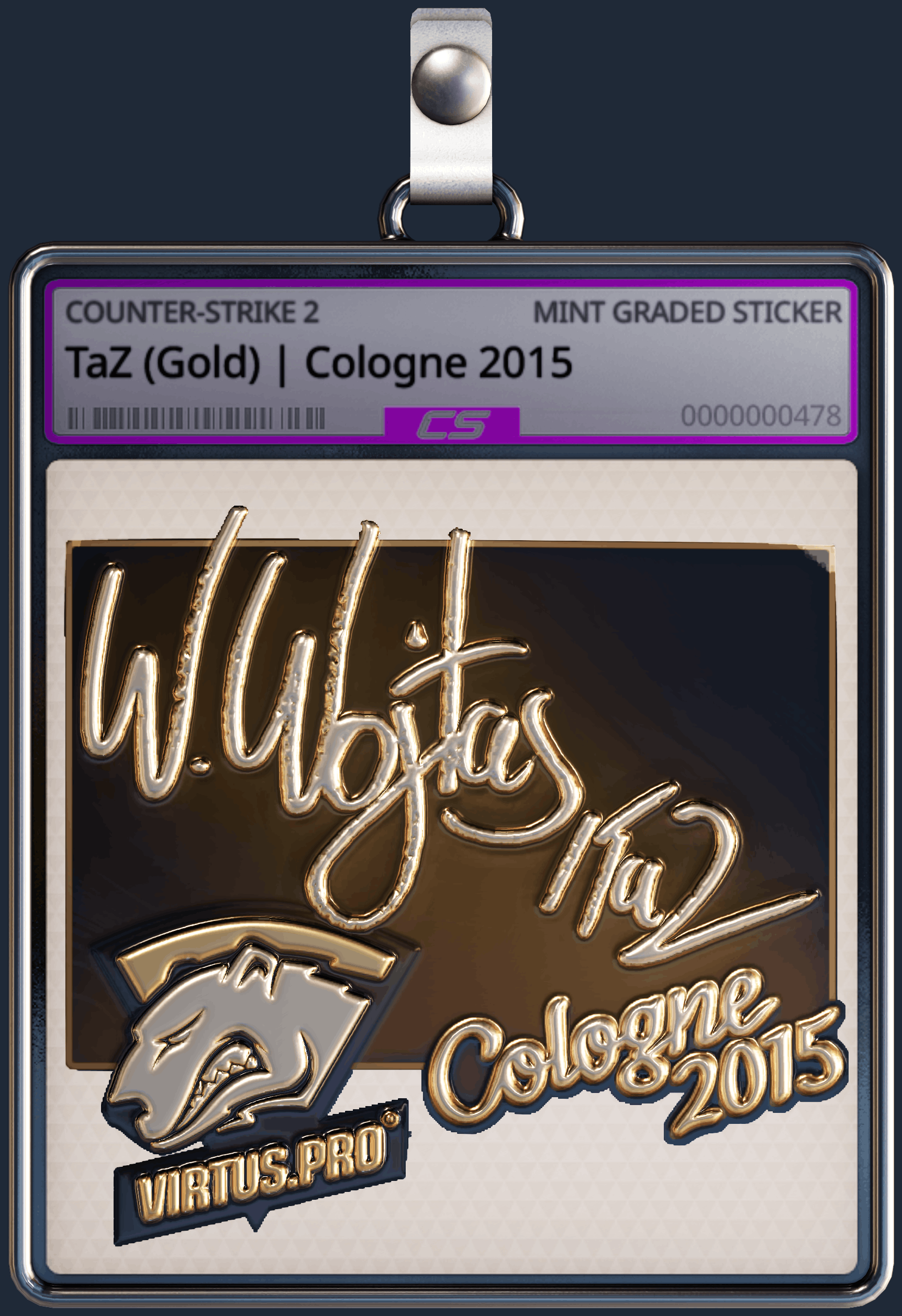 Sticker | TaZ (Gold) | Cologne 2015 Image