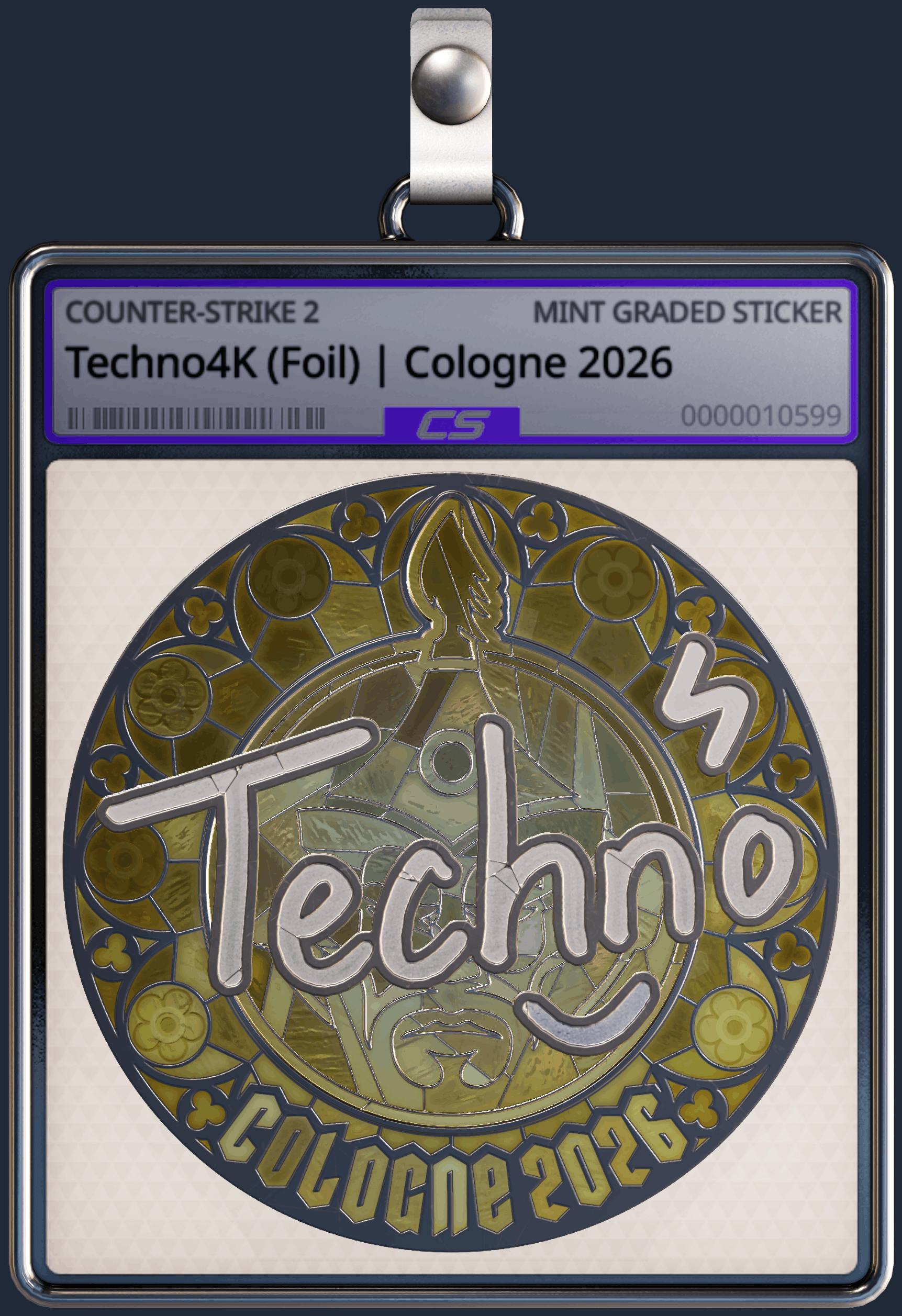 Sticker | Techno4K (Foil) | Cologne 2026 Image