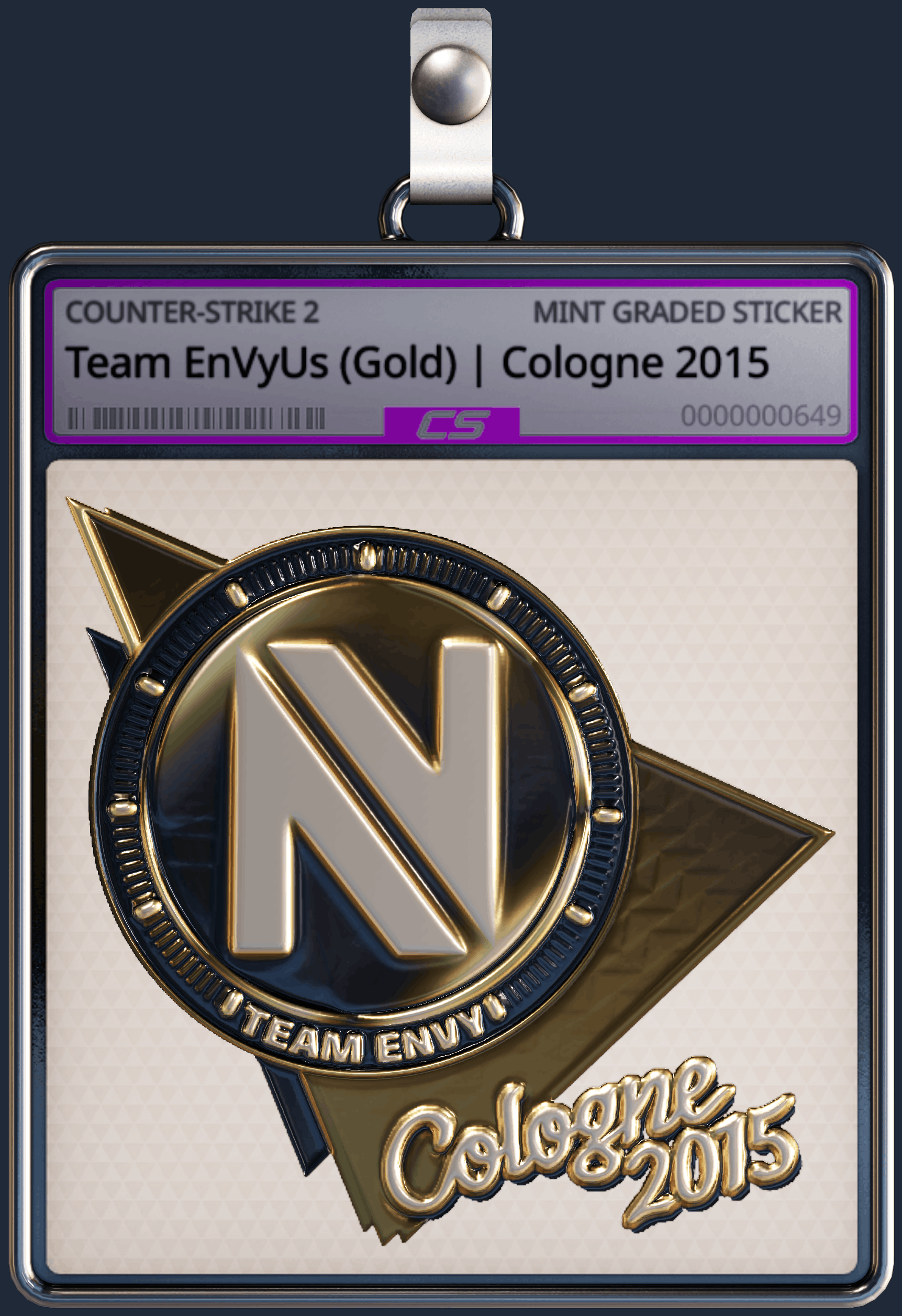 Sticker | Team EnVyUs (Gold) | Cologne 2015 Image