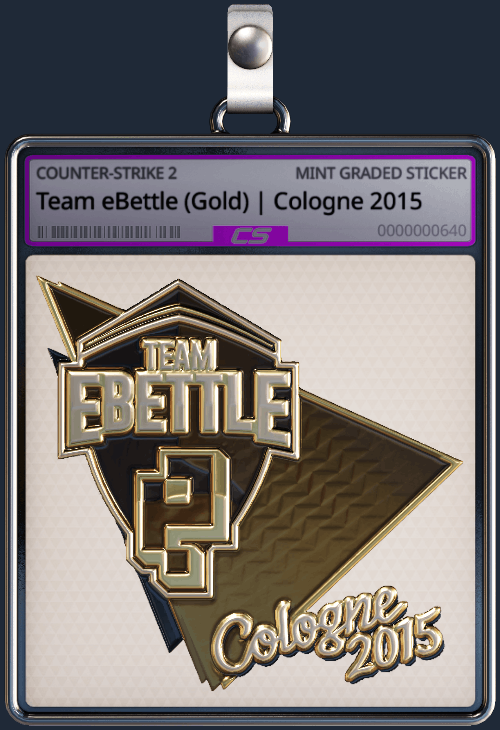 Sticker | Team eBettle (Gold) | Cologne 2015 Image