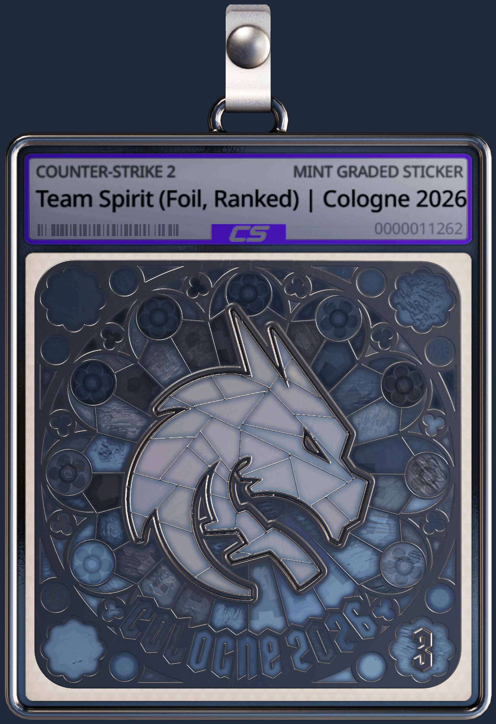 Sticker | Team Spirit (Foil, Ranked) | Cologne 2026 Image