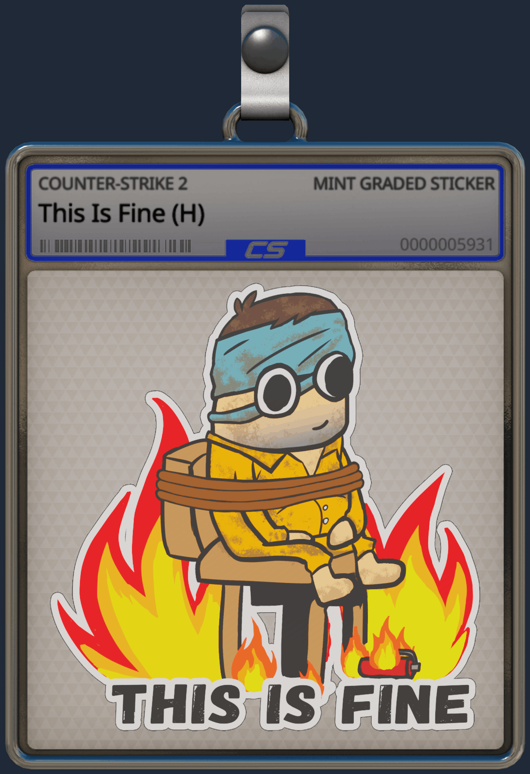 Sticker | This Is Fine (H) Image