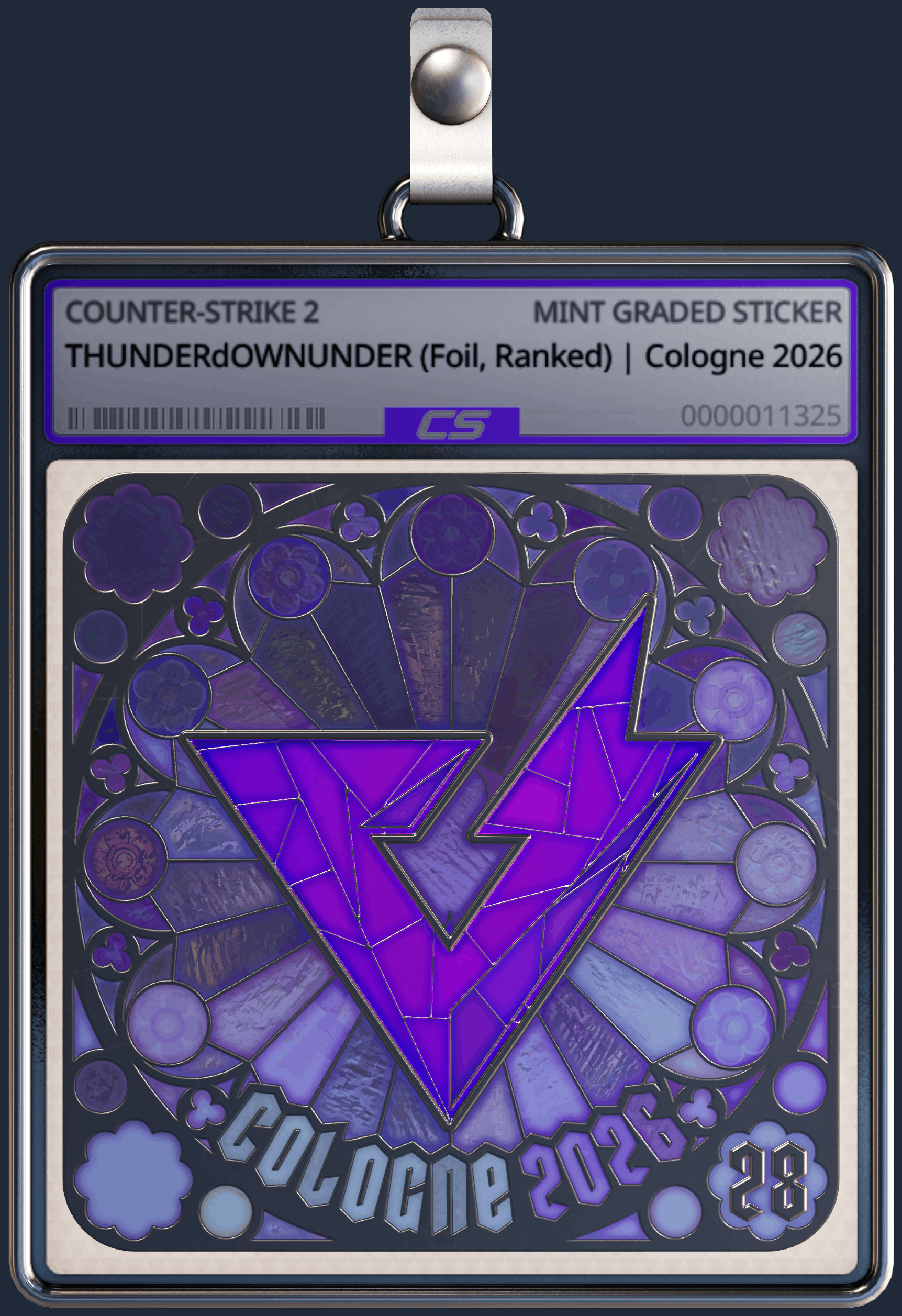 Sticker | THUNDERdOWNUNDER (Foil, Ranked) | Cologne 2026 Image
