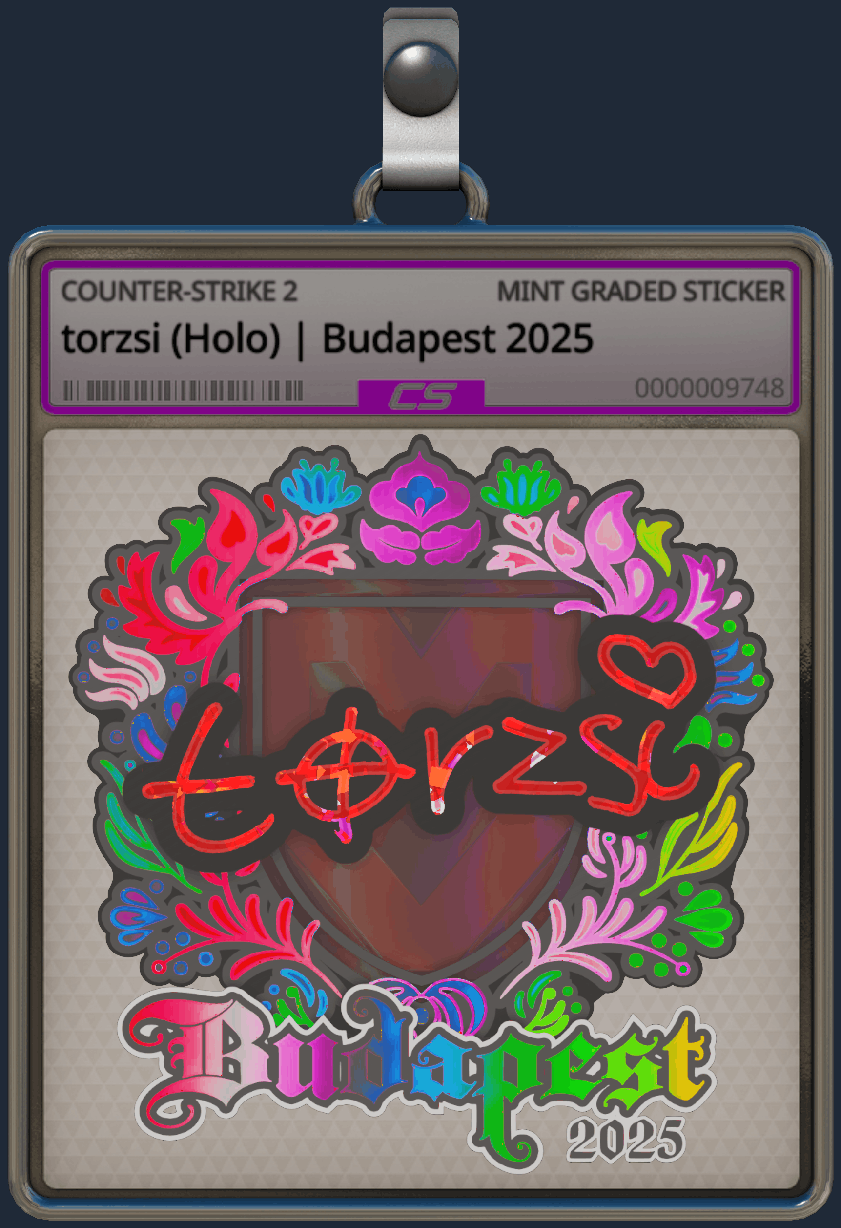 Sticker | torzsi (Holo) | Budapest 2025 Image
