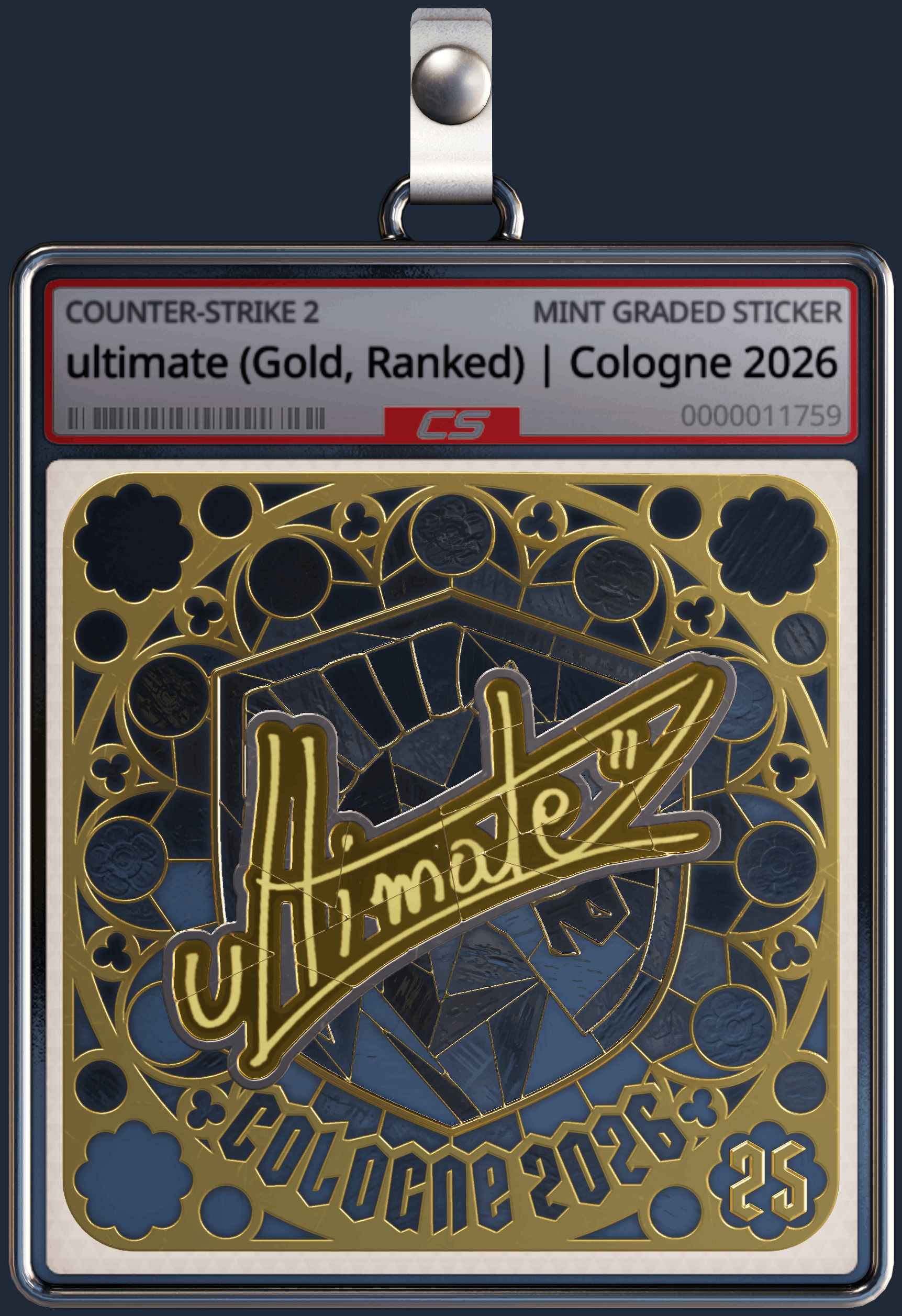 Sticker | ultimate (Gold, Ranked) | Cologne 2026 Image