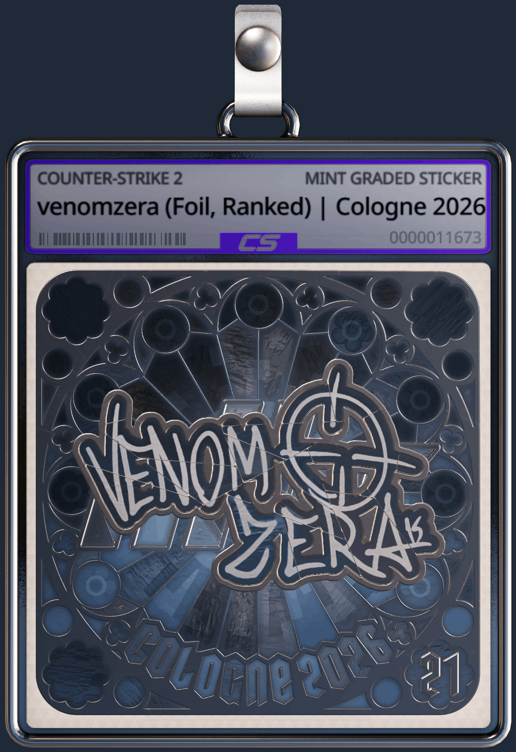 Sticker | venomzera (Foil, Ranked) | Cologne 2026 Image